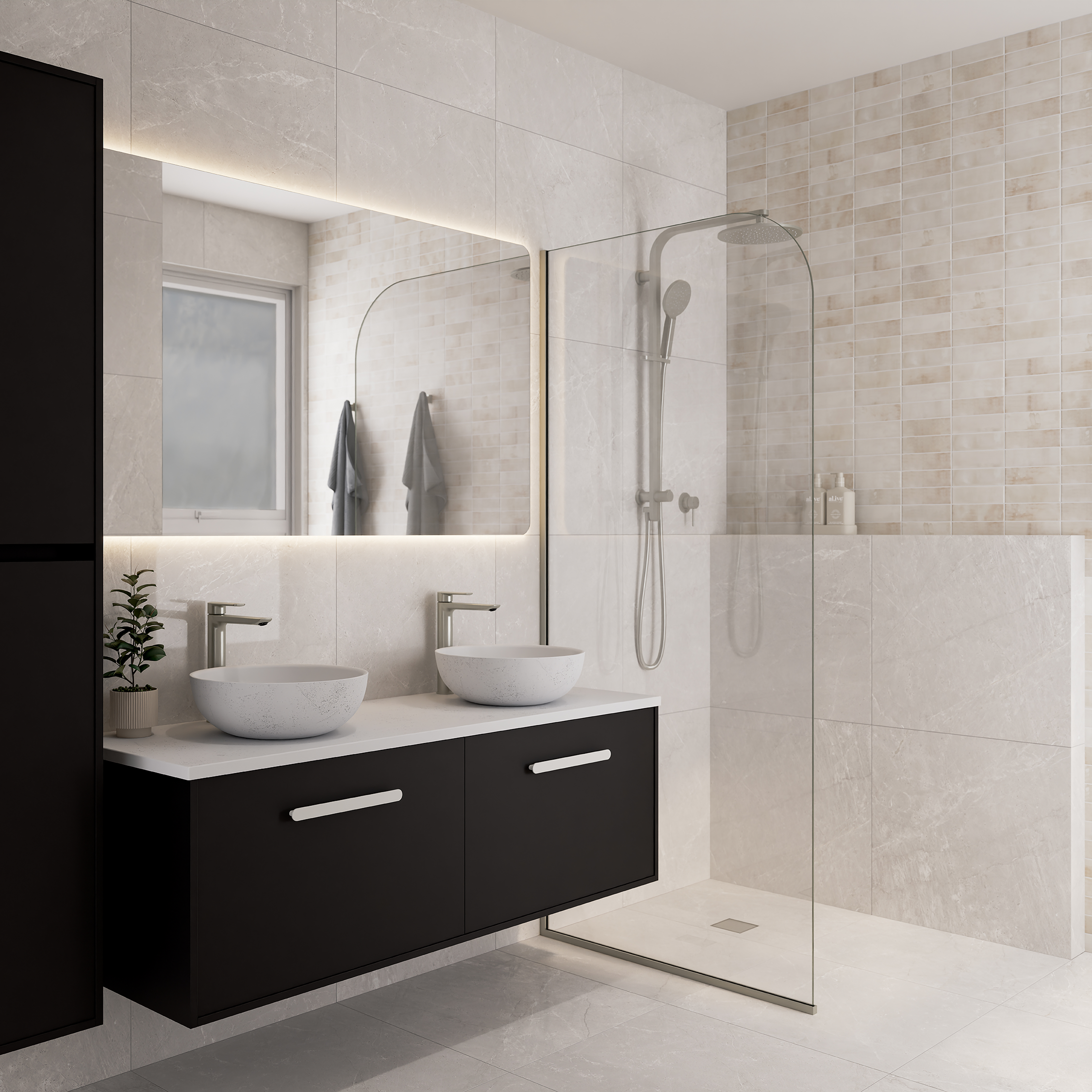 lineare-shower-column-with-rain-head-and-hand-piece-in-brushed-nickel