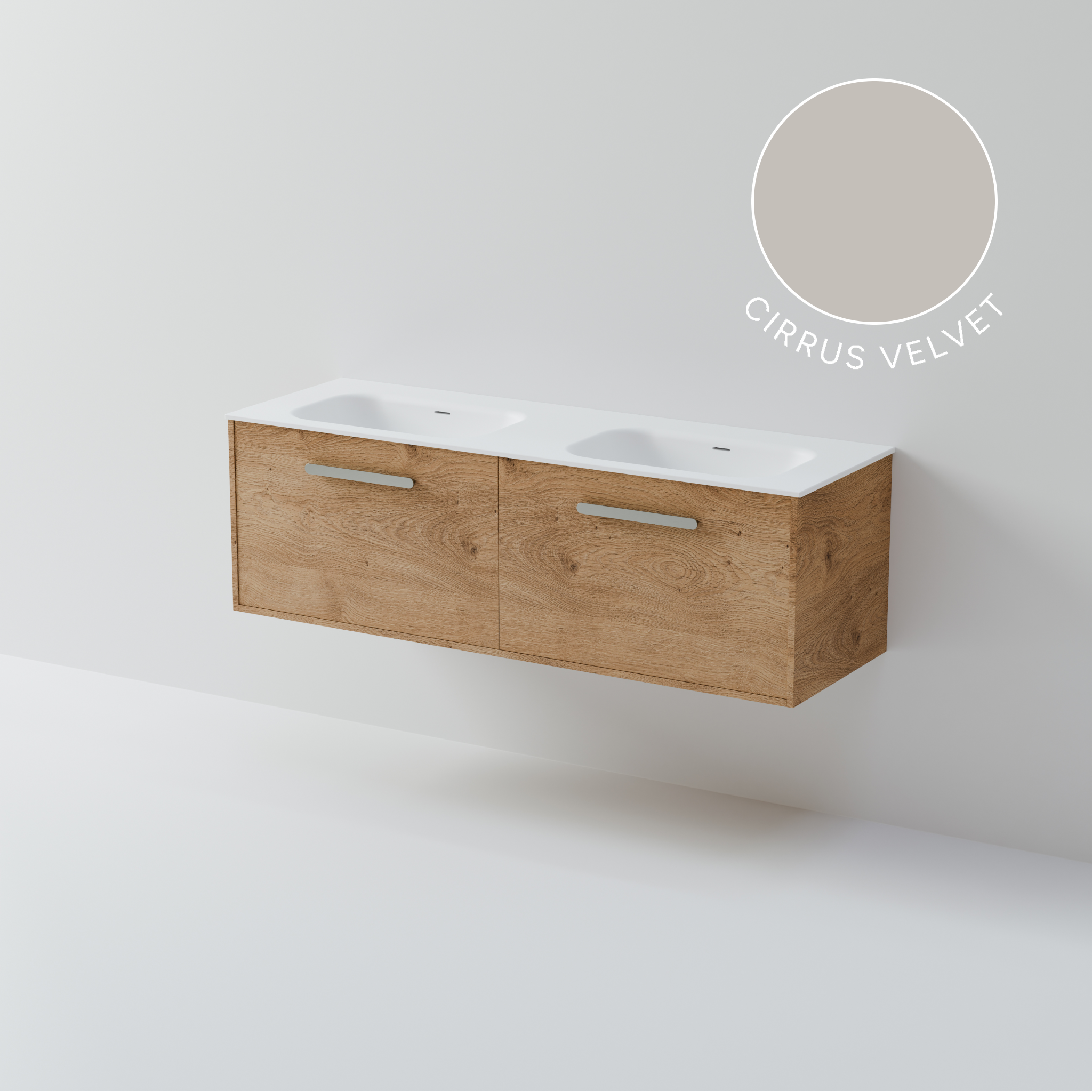 Hako 1500 Double Inset Basin Vanity