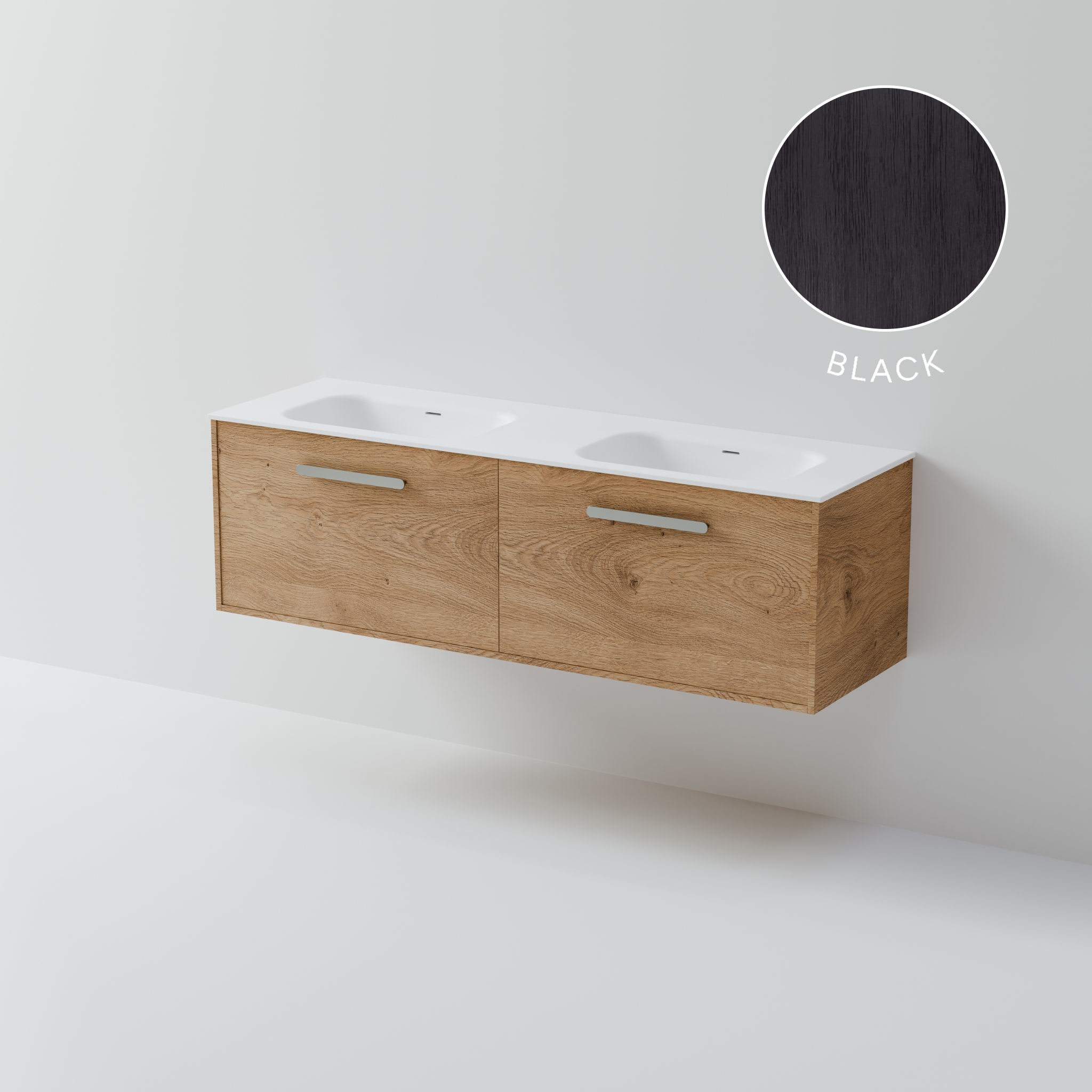 Hako 1600 Double Inset Basin Vanity