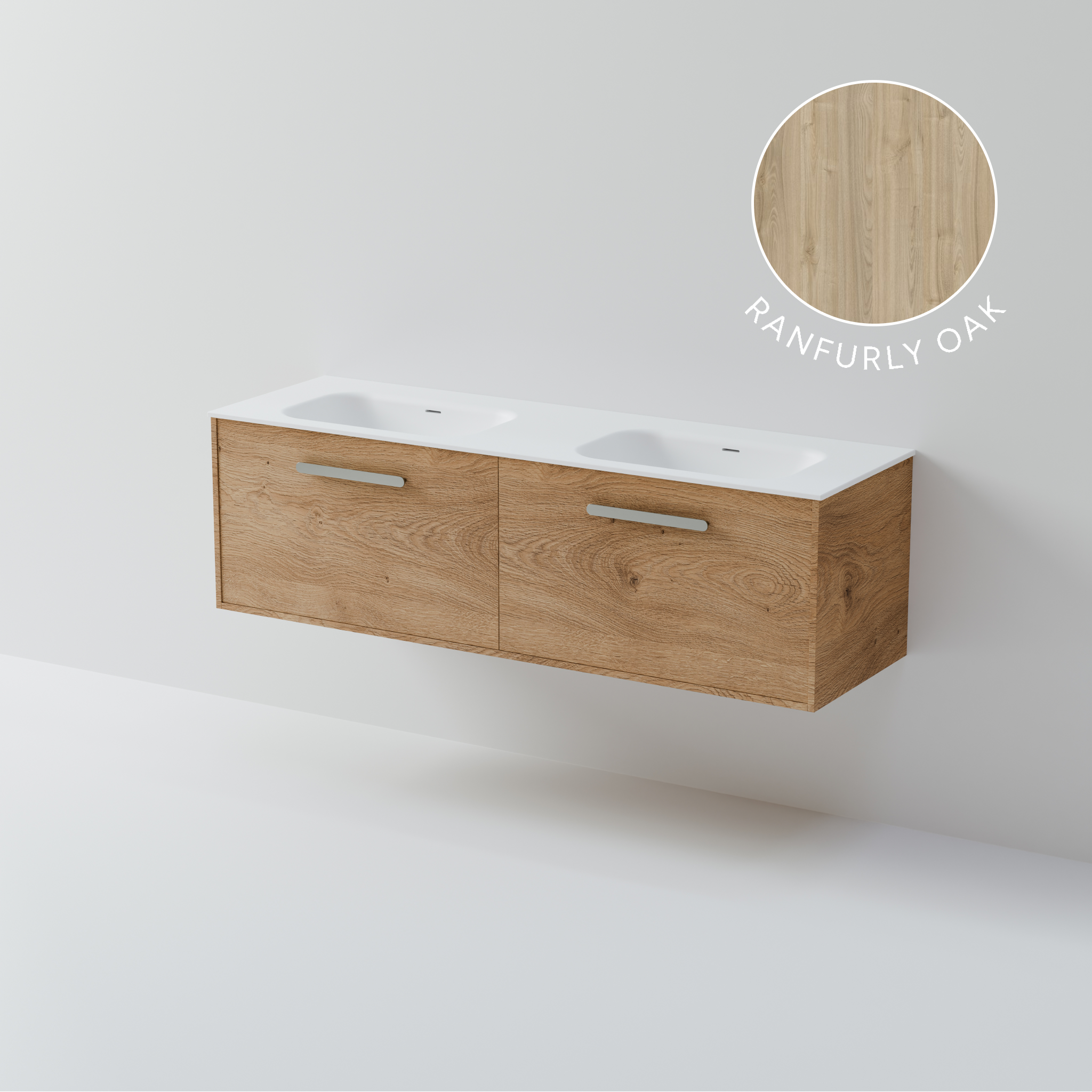 Hako 1600 Double Inset Basin Vanity