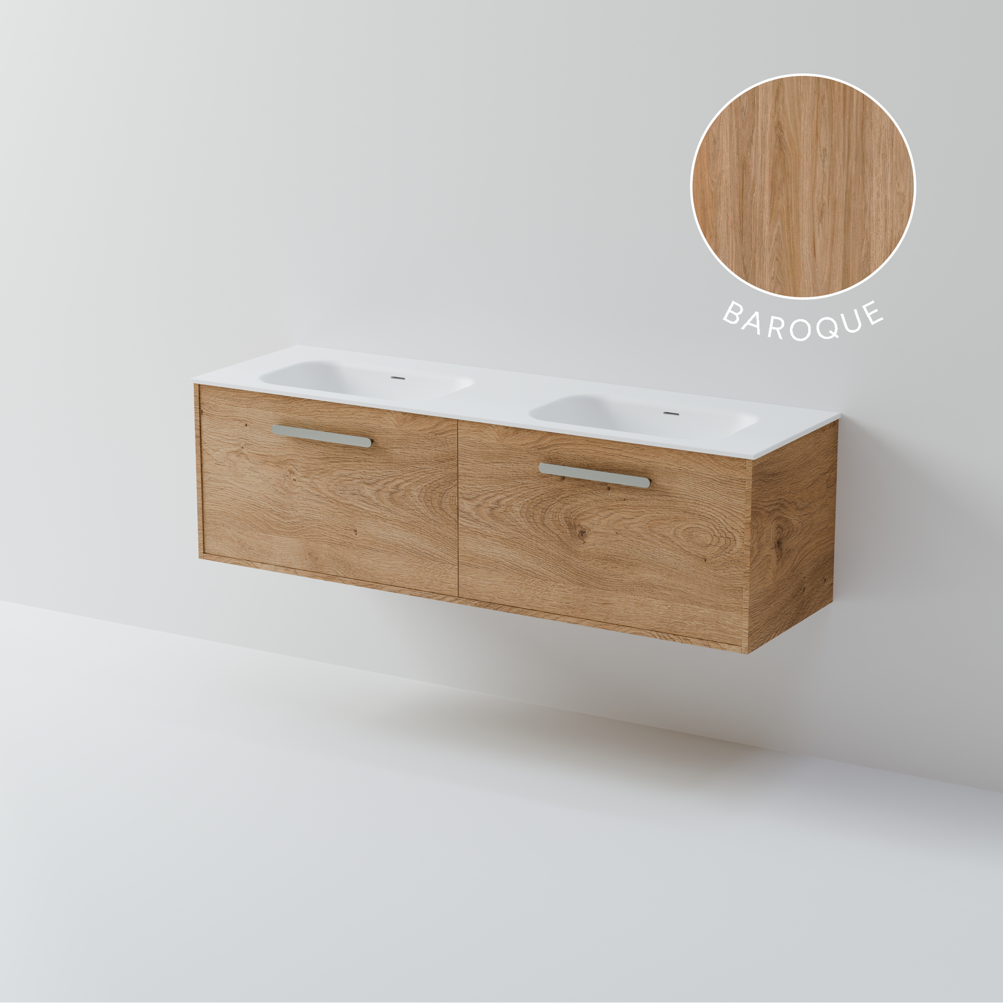 Hako 1600 Double Inset Basin Vanity