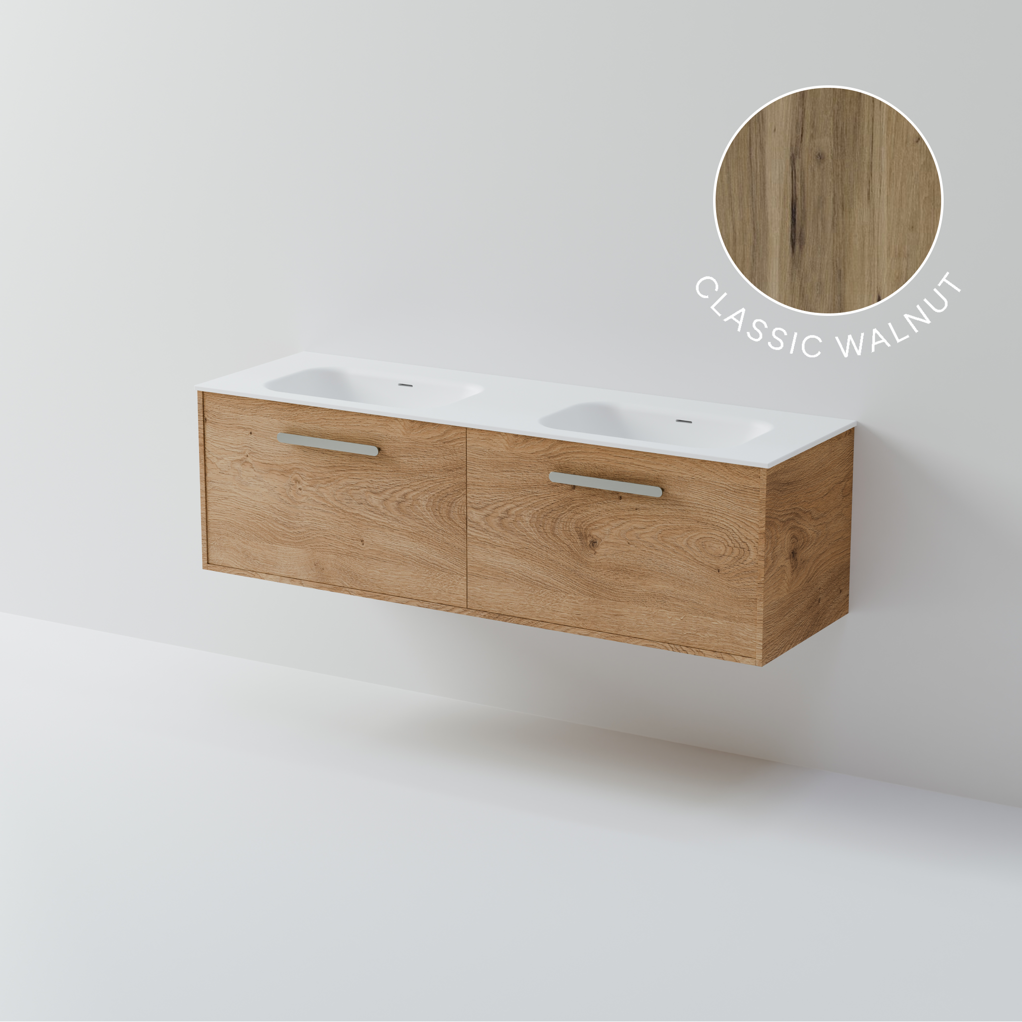 Hako 1600 Double Inset Basin Vanity
