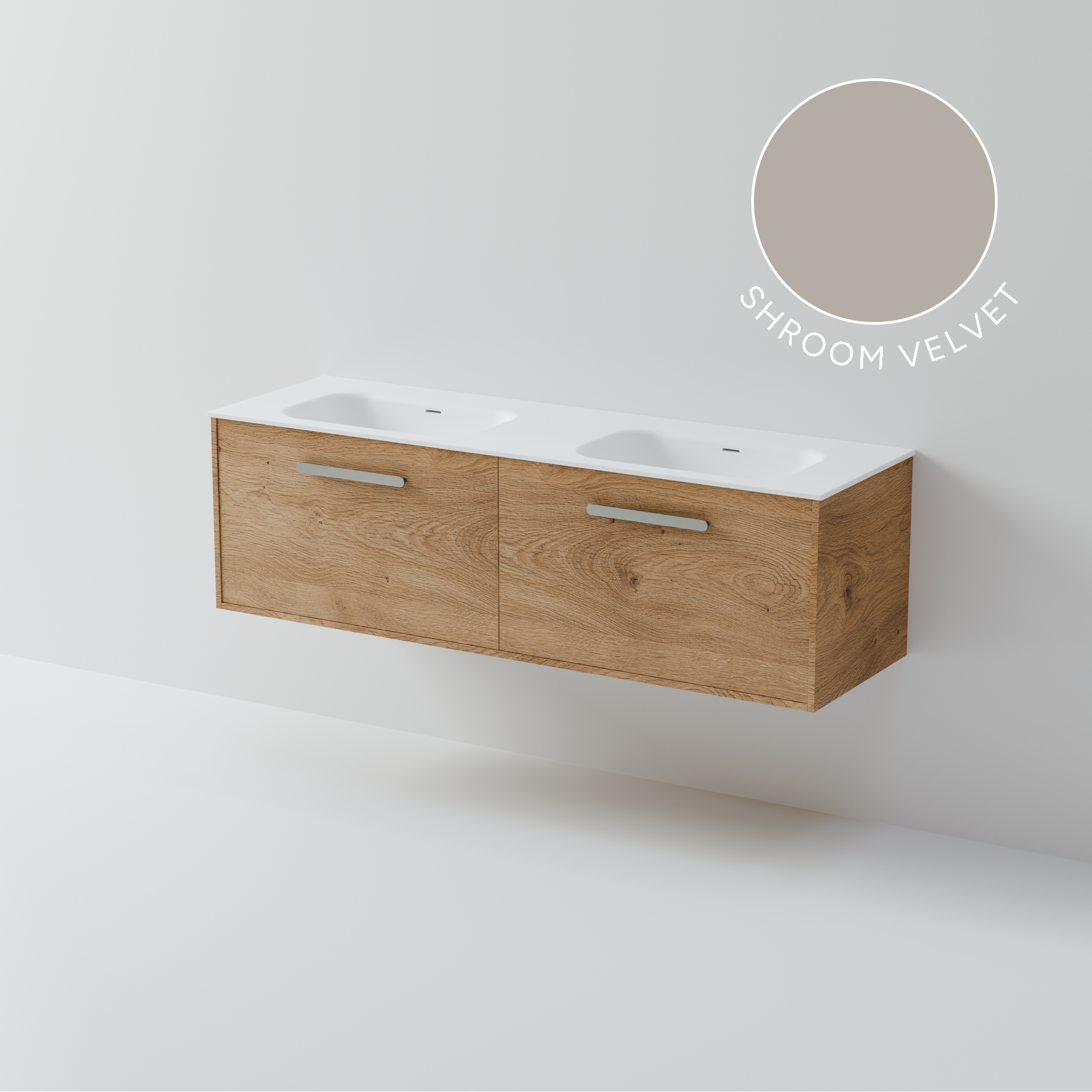 Hako 1600 Double Inset Basin Vanity