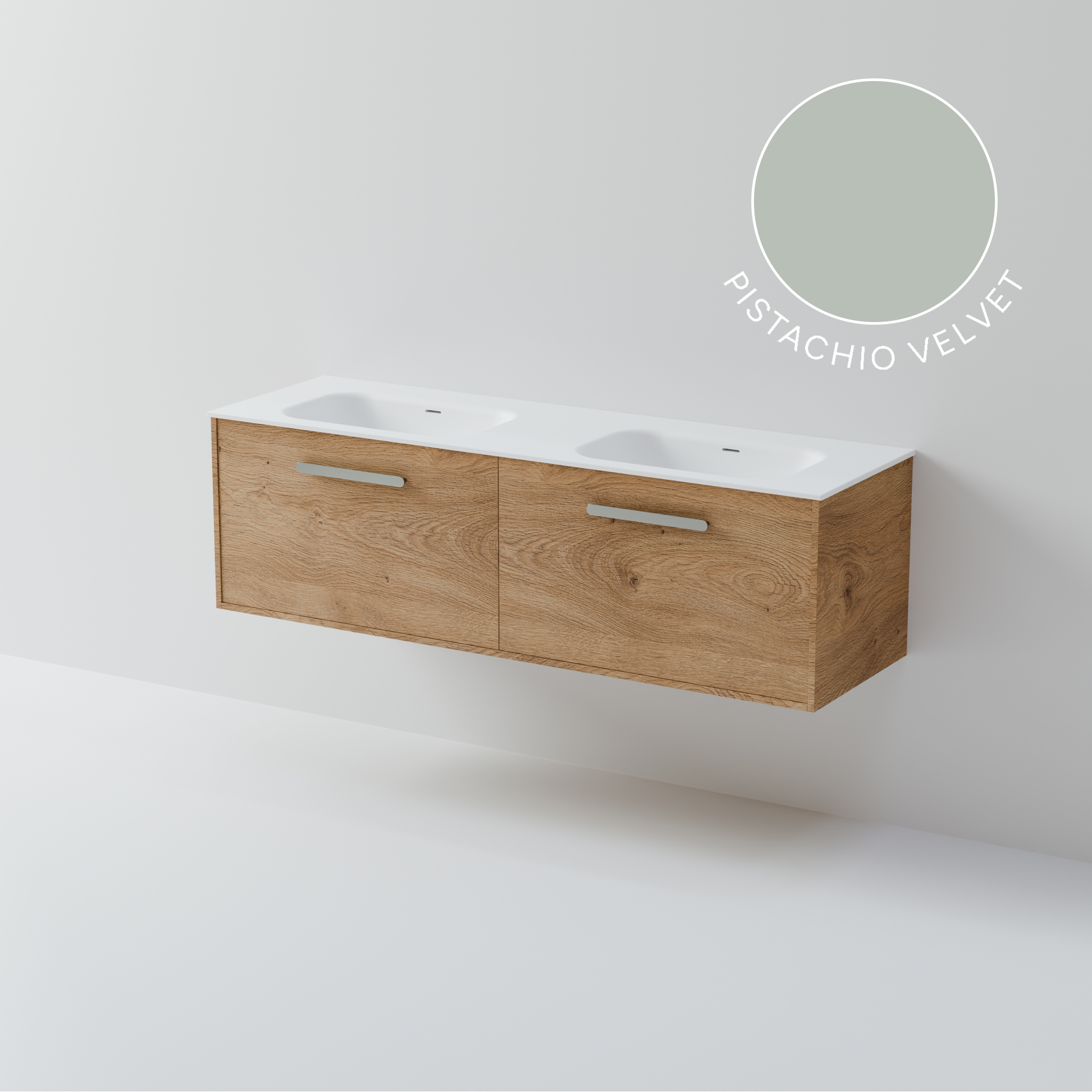 Hako 1600 Double Inset Basin Vanity