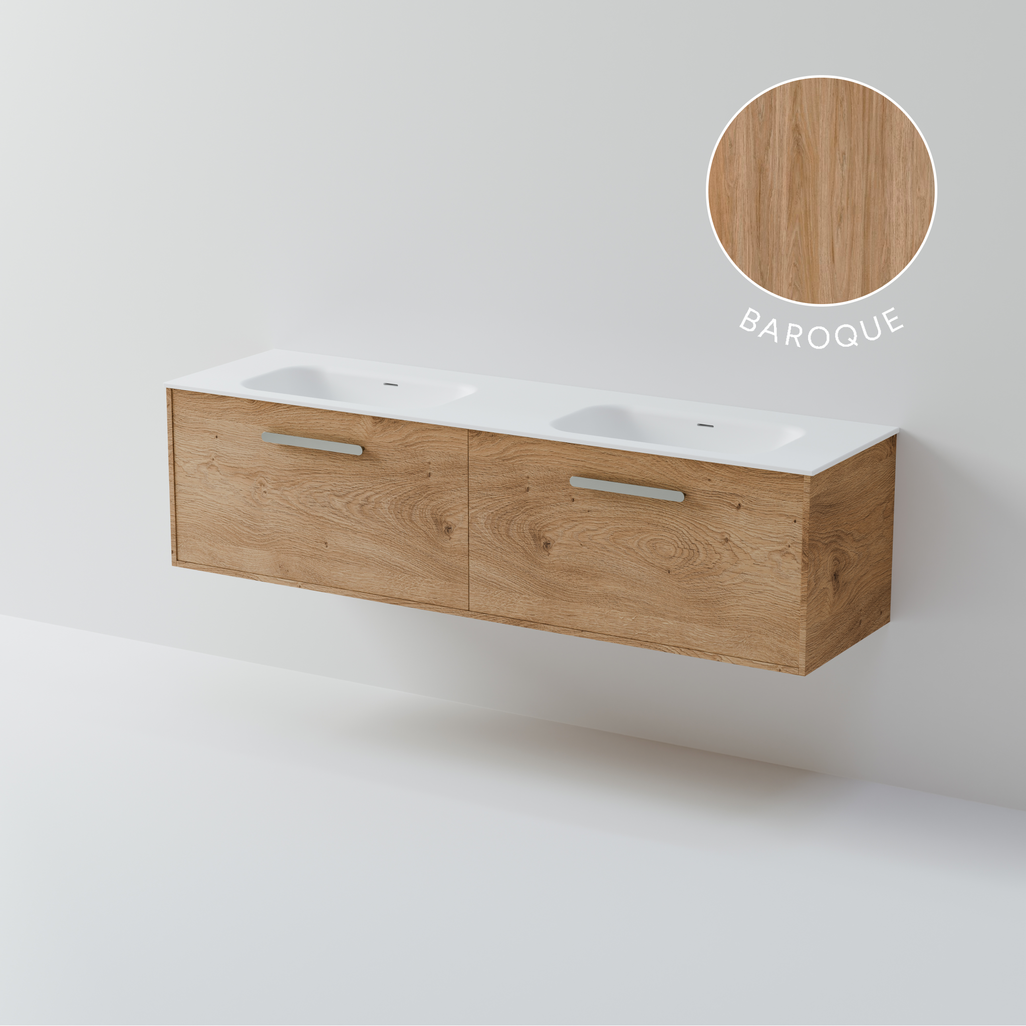 Hako 1800 Double Inset Basin Vanity