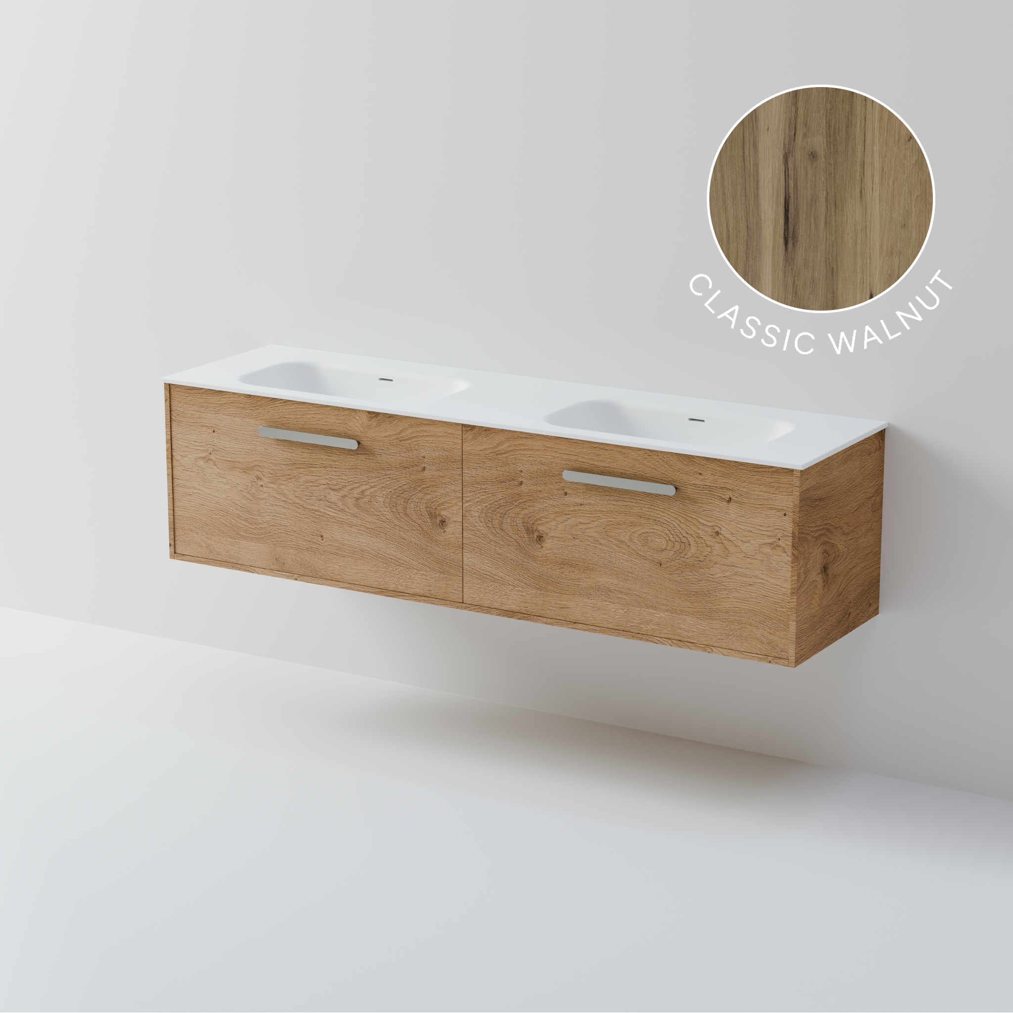 Hako 1800 Double Inset Basin Vanity