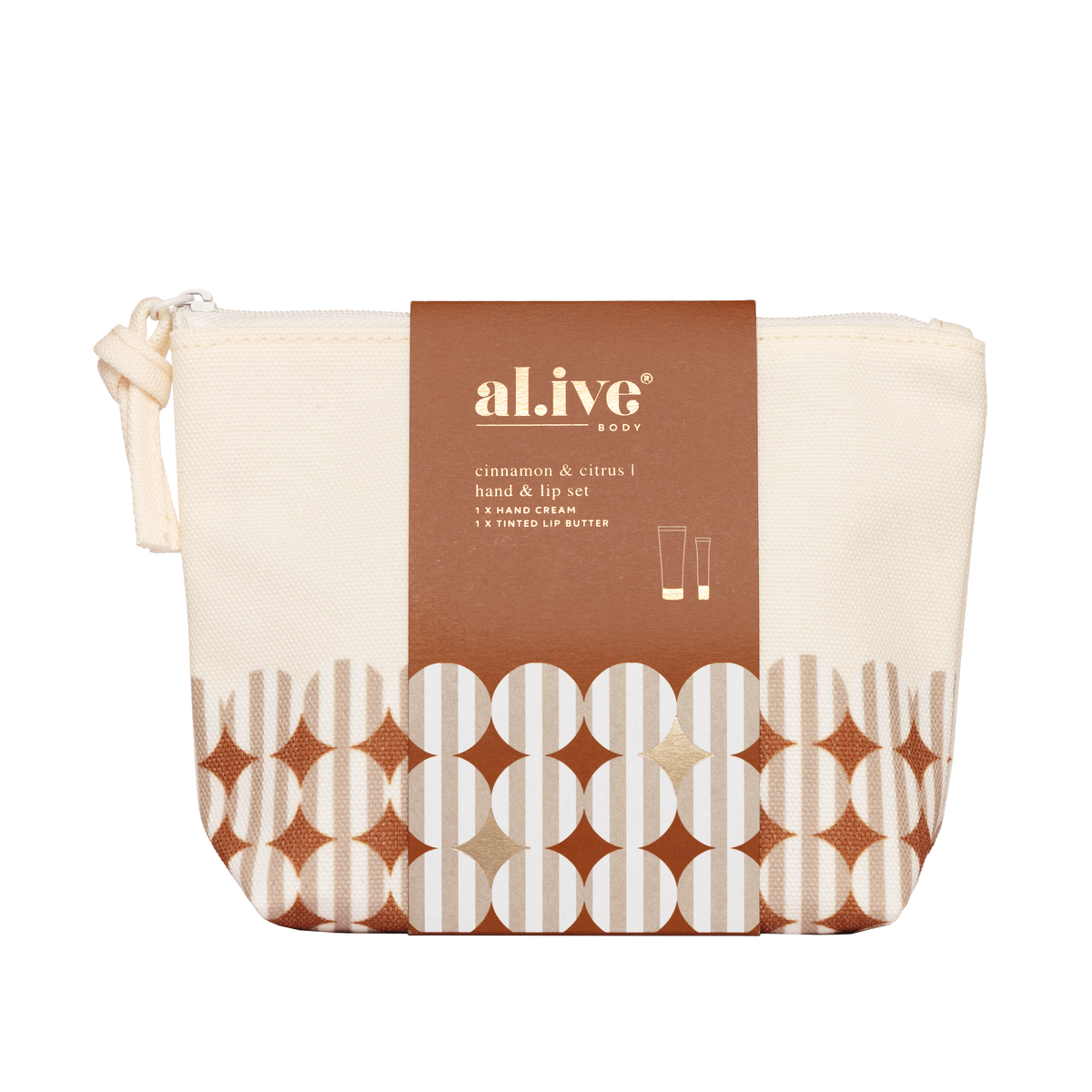 Al.ive Hand & Lip Gift Set - Cinnamon & Citrus