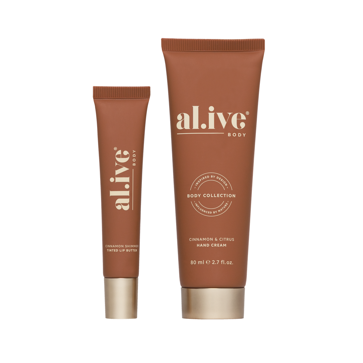 Al.ive Hand & Lip Gift Set - Cinnamon & Citrus