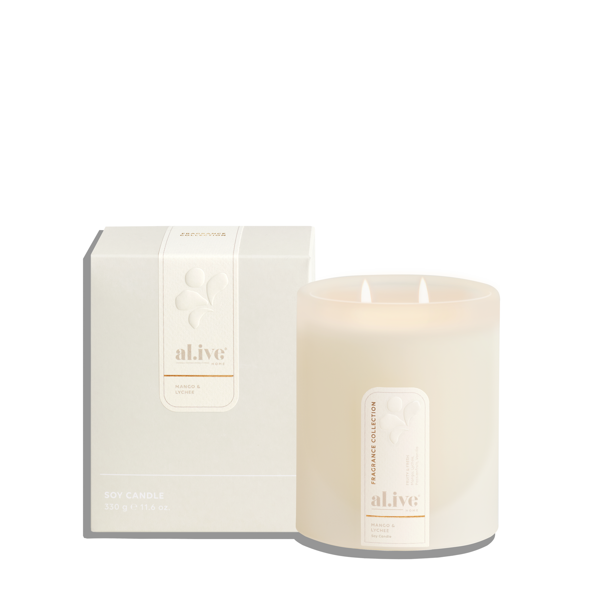 Al.ive Body Soy Candle — Mango & Lychee