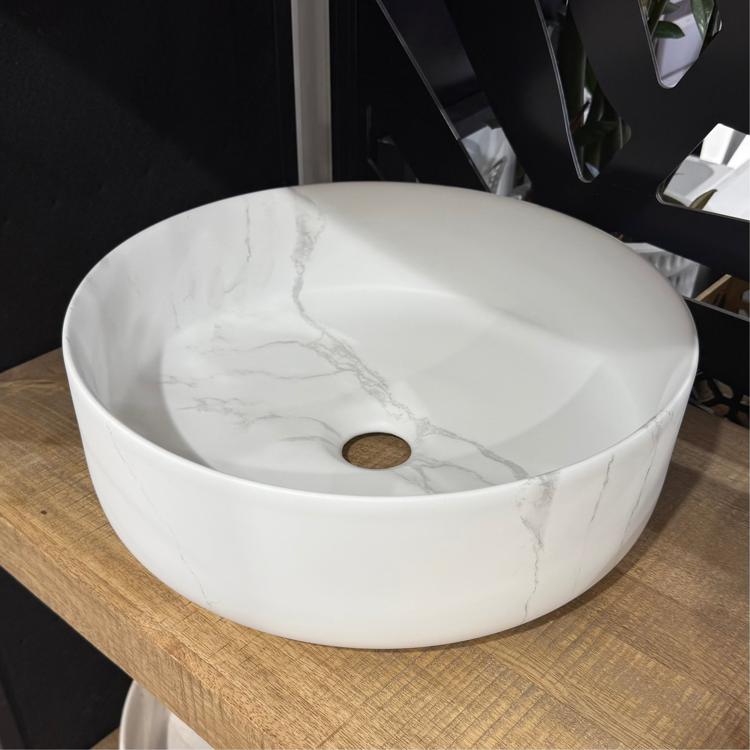 CODE PURE ROUND CERAMIC BASIN 360MM