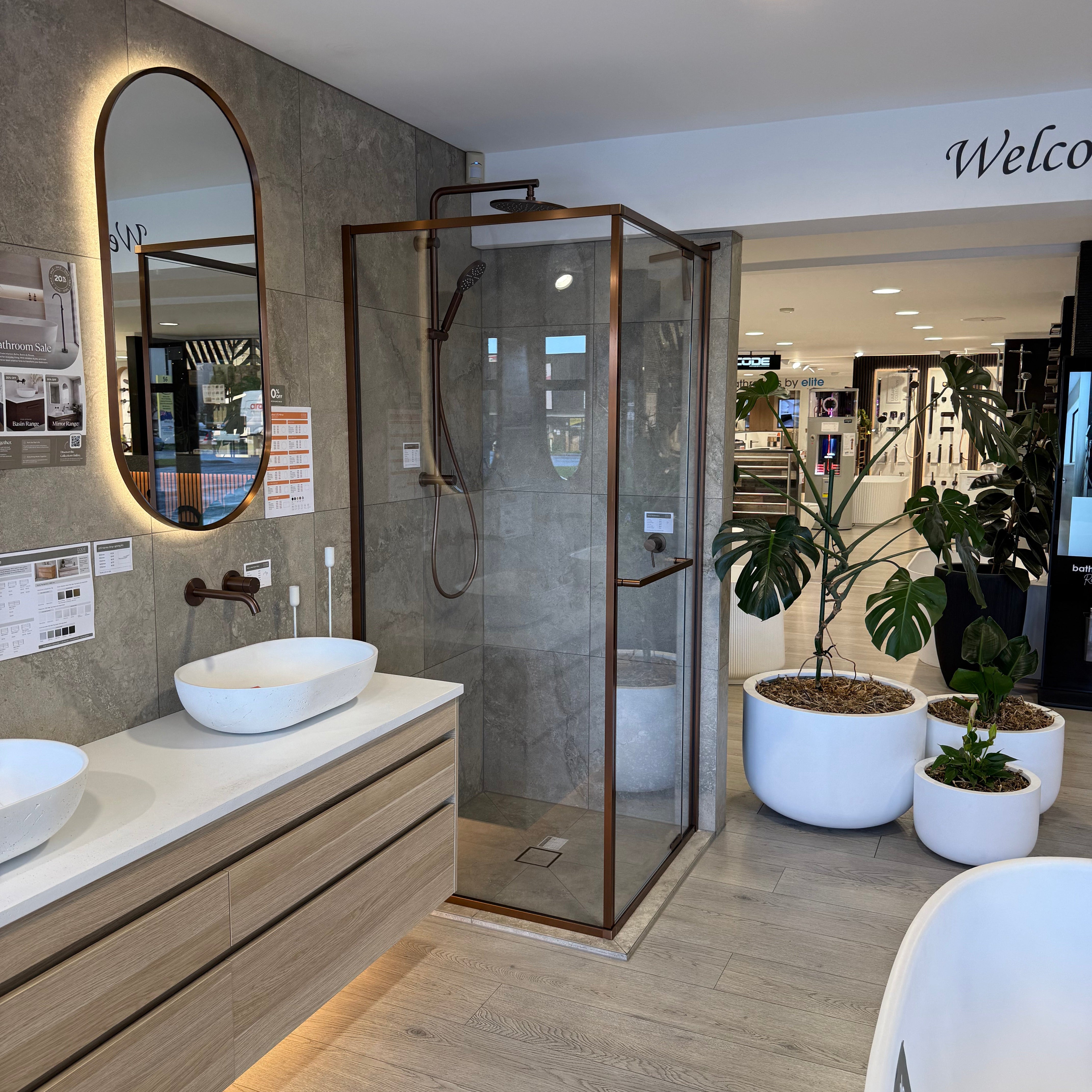 Aspen 900x900 Framed Shower Enclosure | Pivot Door Only