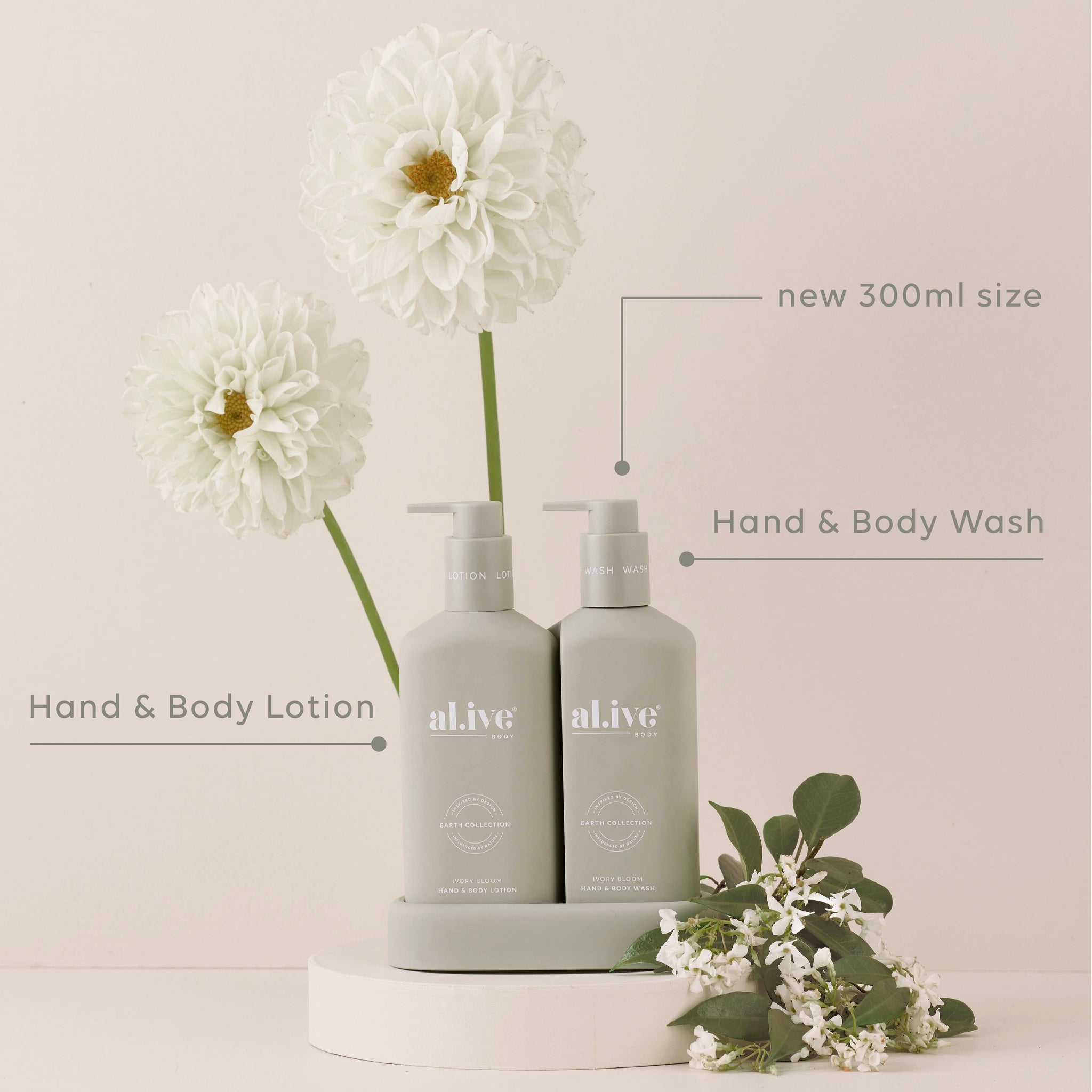 AL.IVE WASH & LOTION DUO - IVORY BLOOM