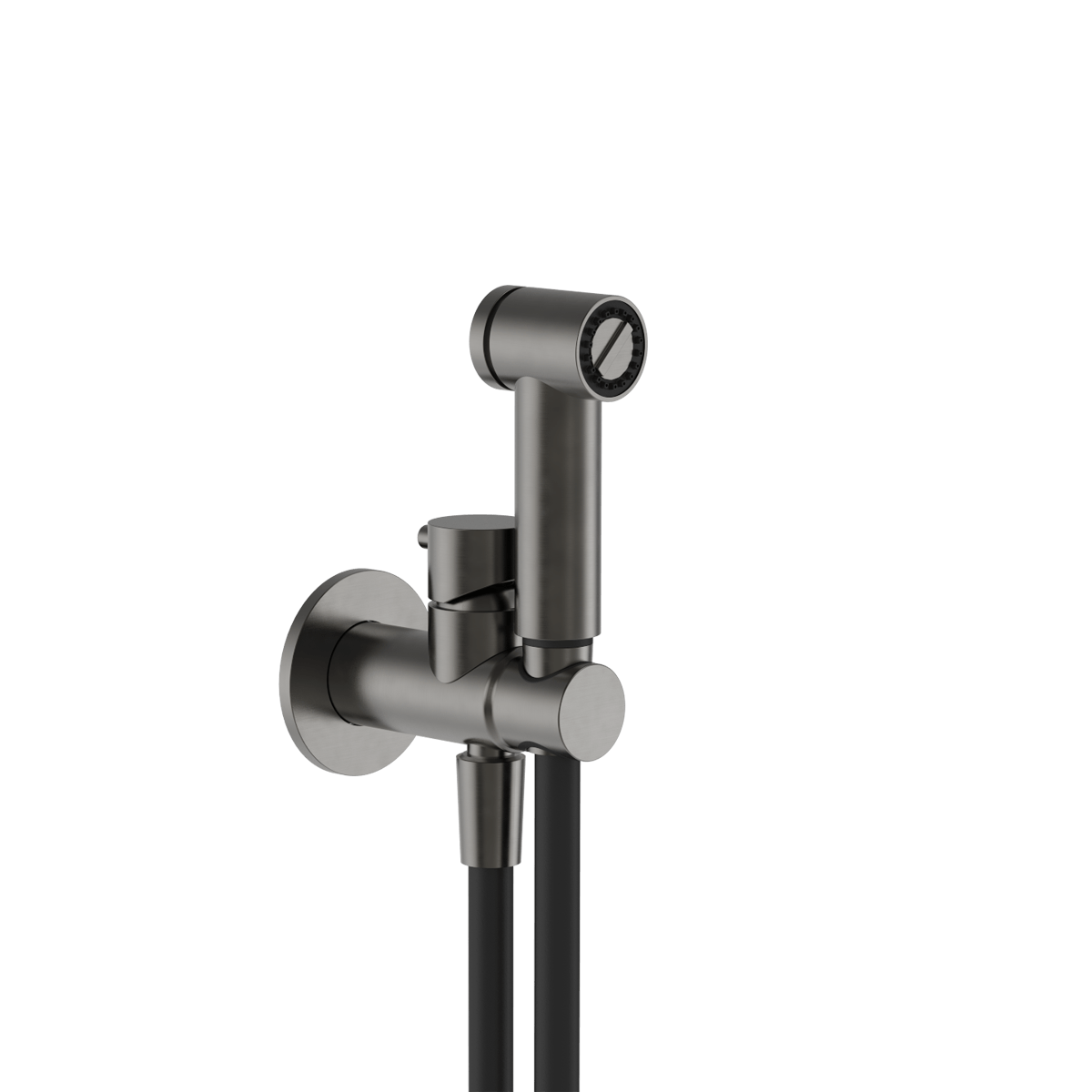 Plumbline Buddy Bidet Spray With Integrated Mixer - Aged Iron / Gunmetal