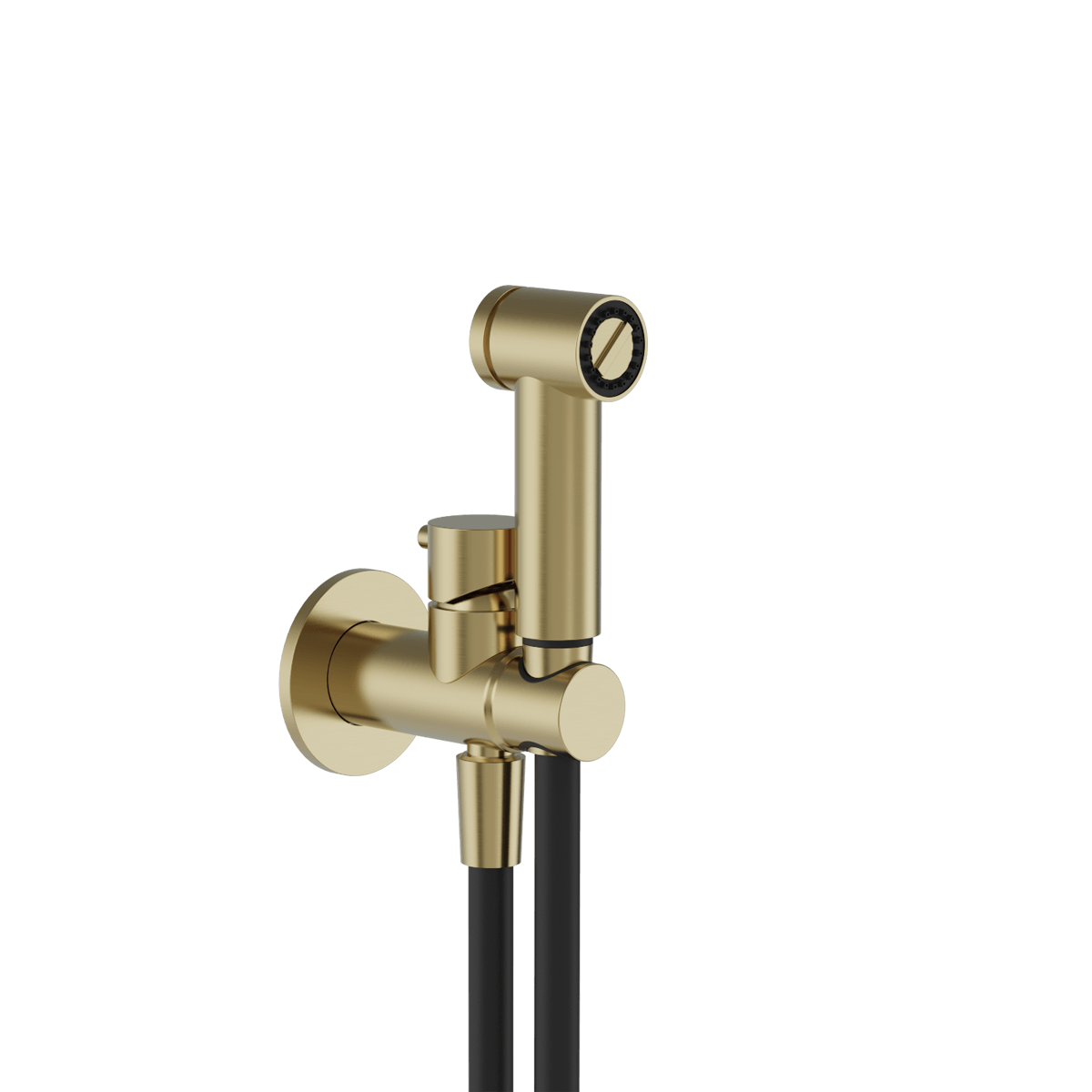 Plumbline Buddy Bidet Spray With Integrated Mixer - Brushed Brass PVD