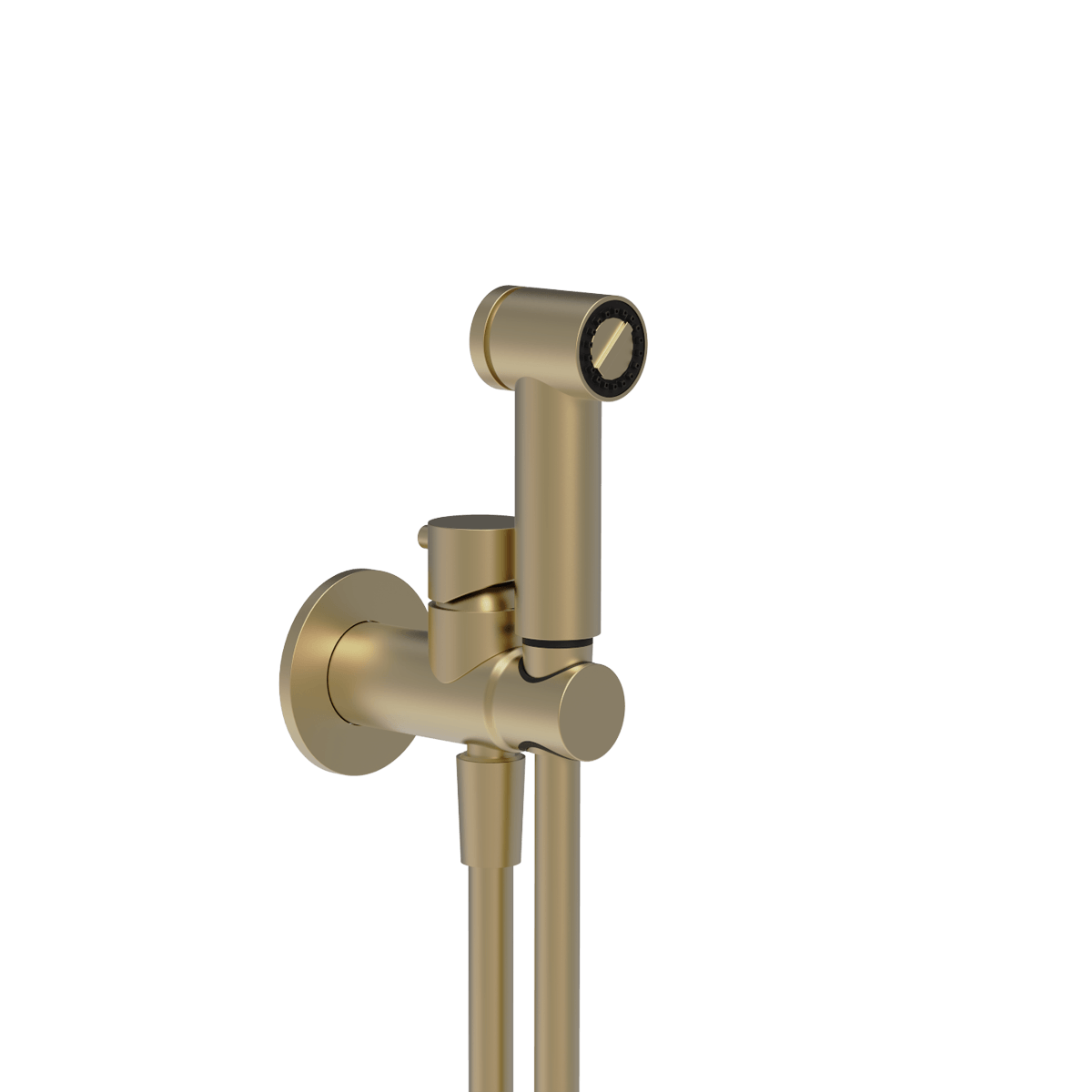 Plumbline Buddy Bidet Spray With Integrated Mixer - Matt Champagne PVD