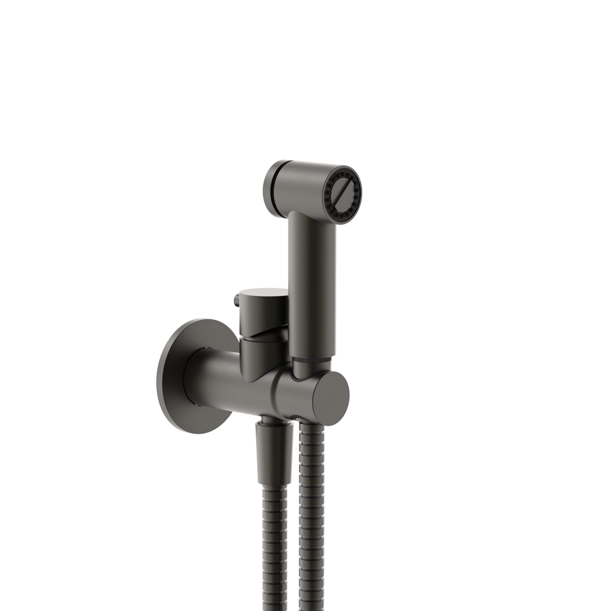 Plumbline Buddy Bidet Spray With Integrated Mixer - Matt Gunmetal PVD