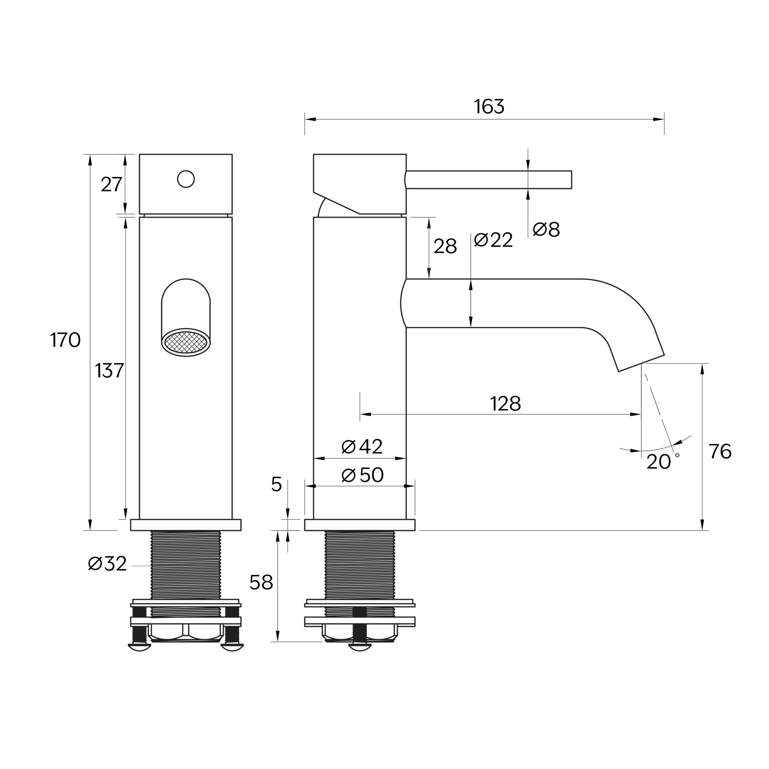 Pavia Basin Mixer
