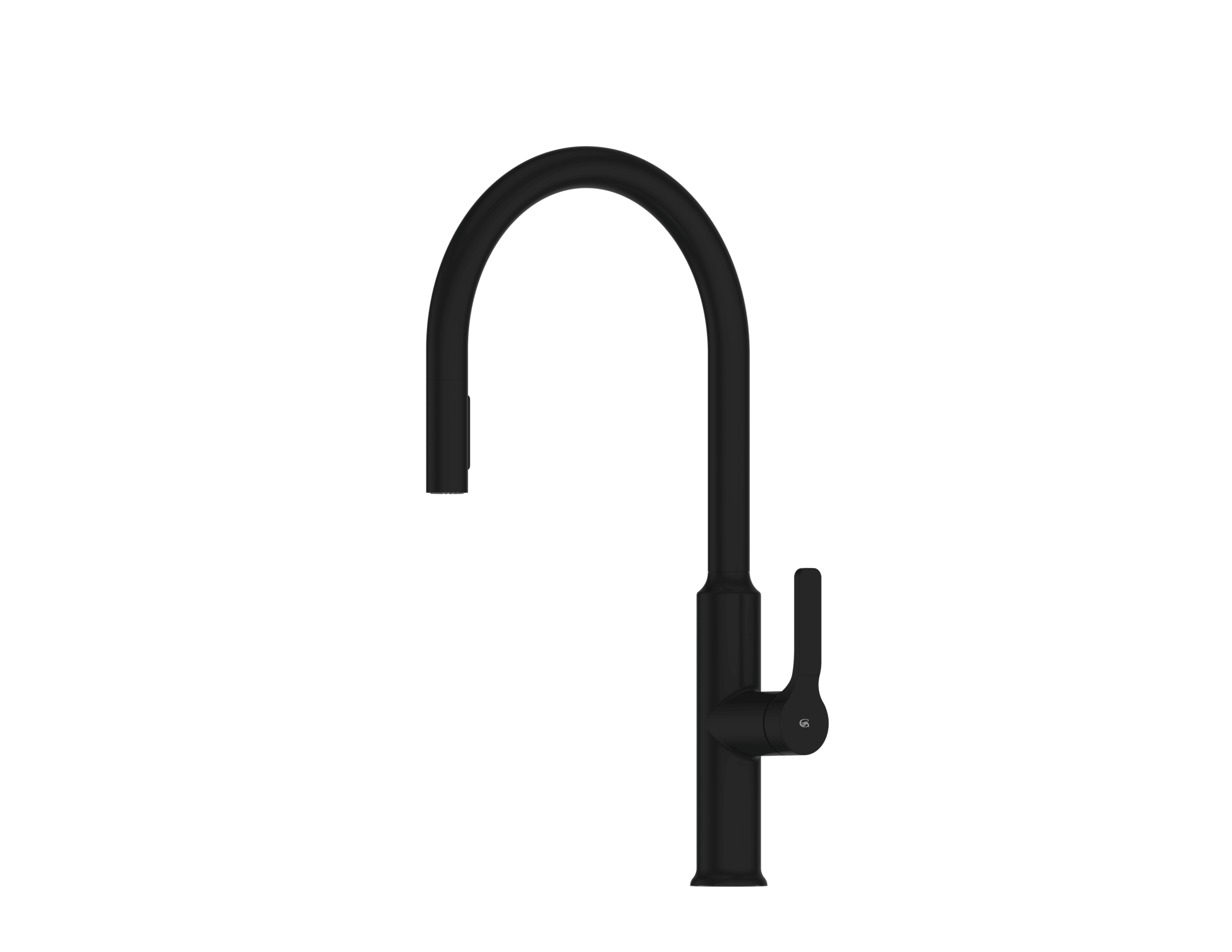 Greens-Craft-Range-Pull-Down-Kitchen-Sink-Mixer-In-Matte-Black