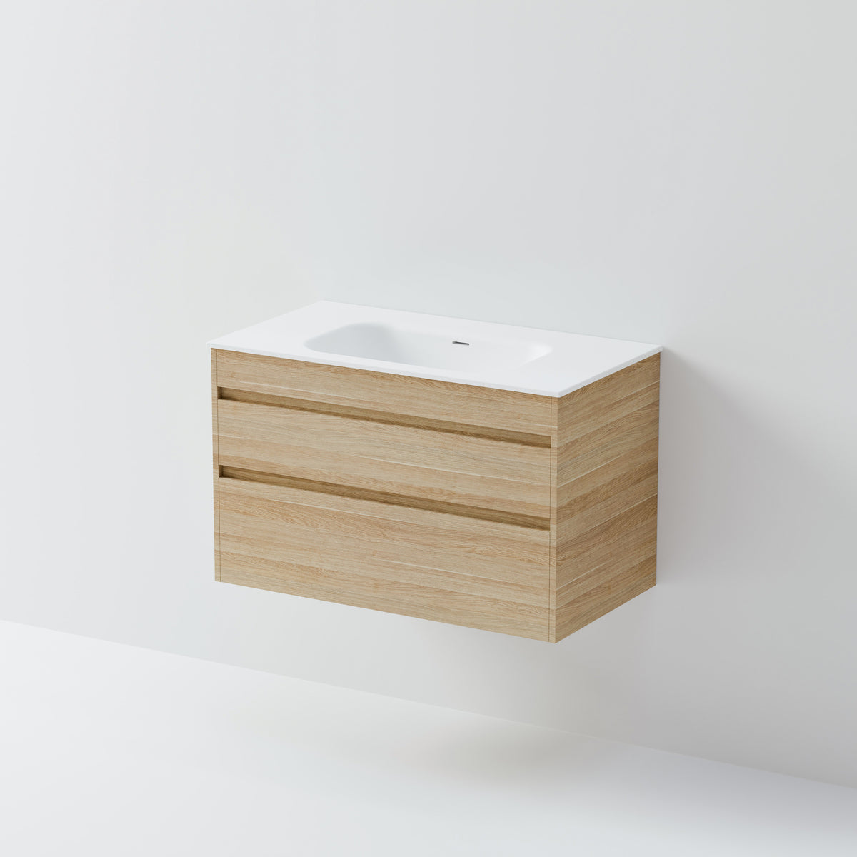 CODE LUXE 900 2 DRAWER WALL HUNG VANITY | NZ MADE – Elite Bathroomware