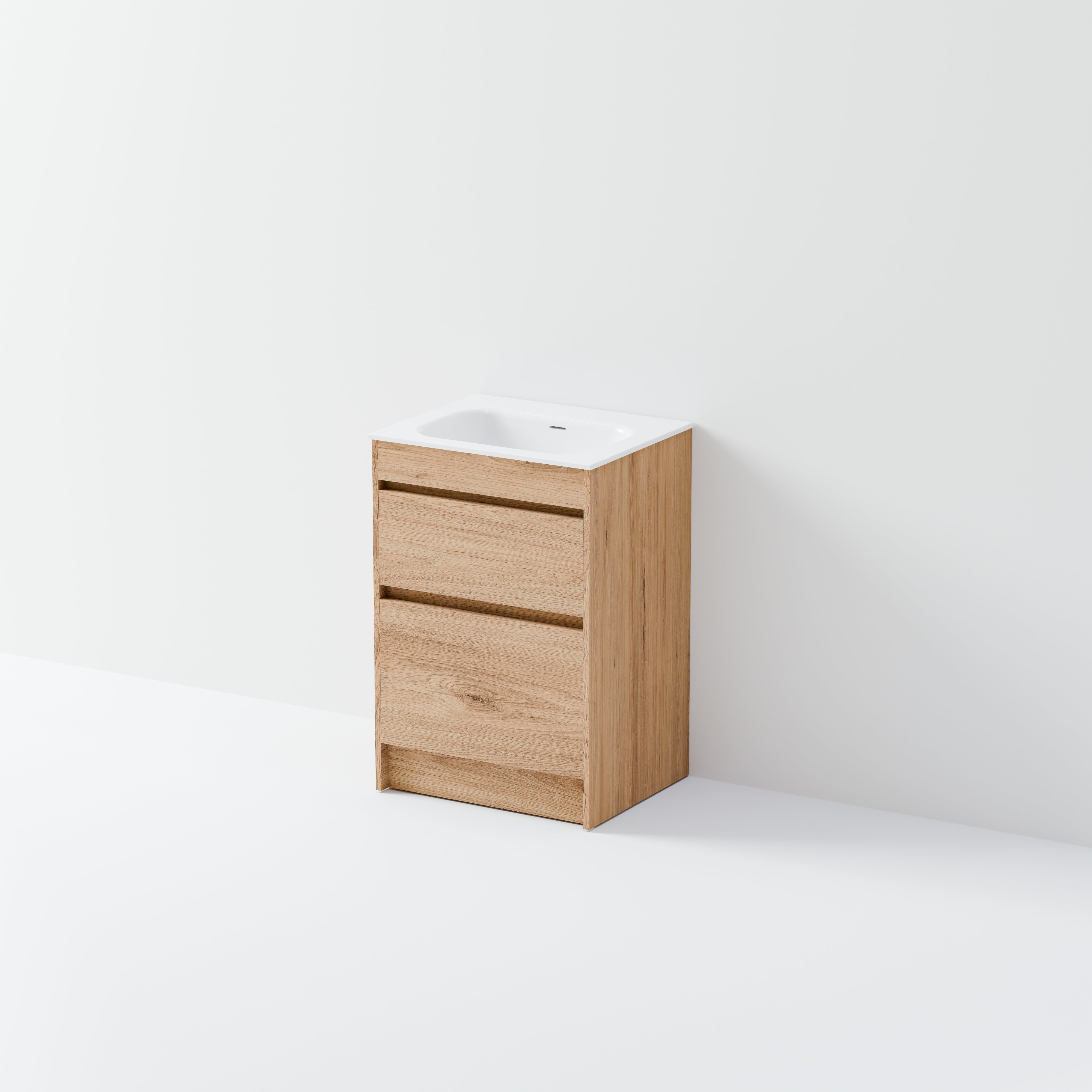 Code Luxe 600 Floorstanding Vanity |  2 Drawer
