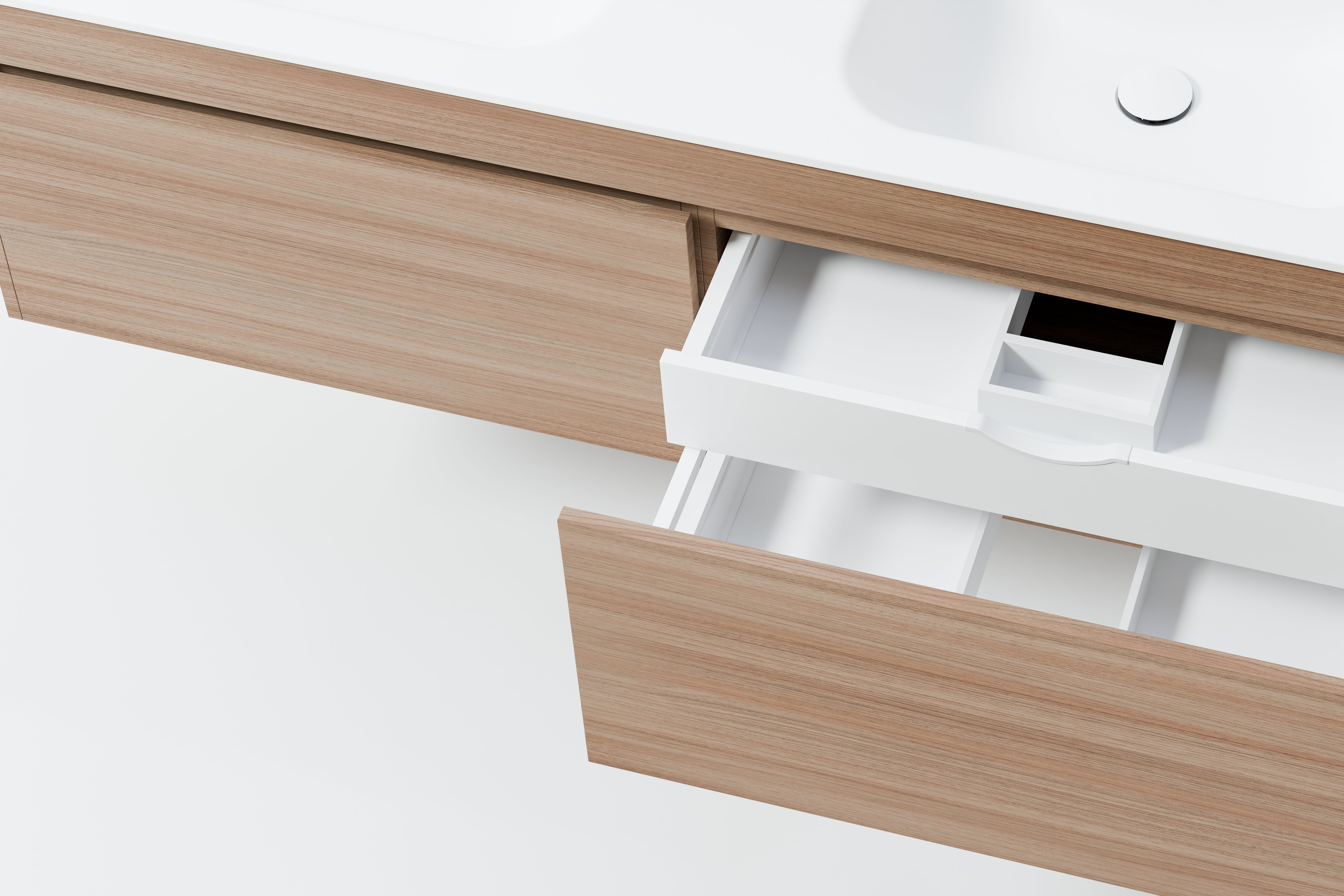 Code Luxe Plus 1800 Vanity | Double Basin