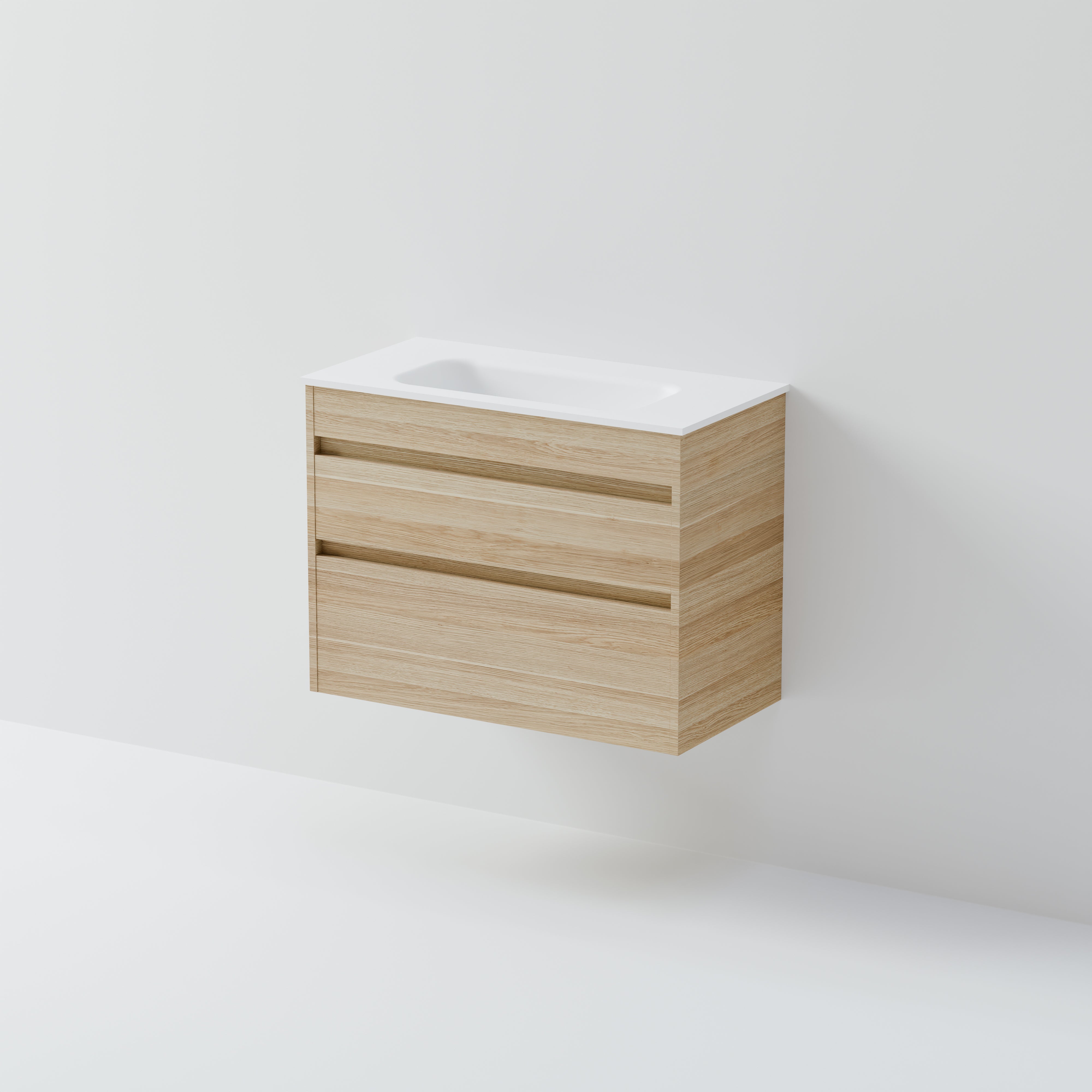 Code Luxe 750 Slim Wall Hung Vanity |  2 Drawer