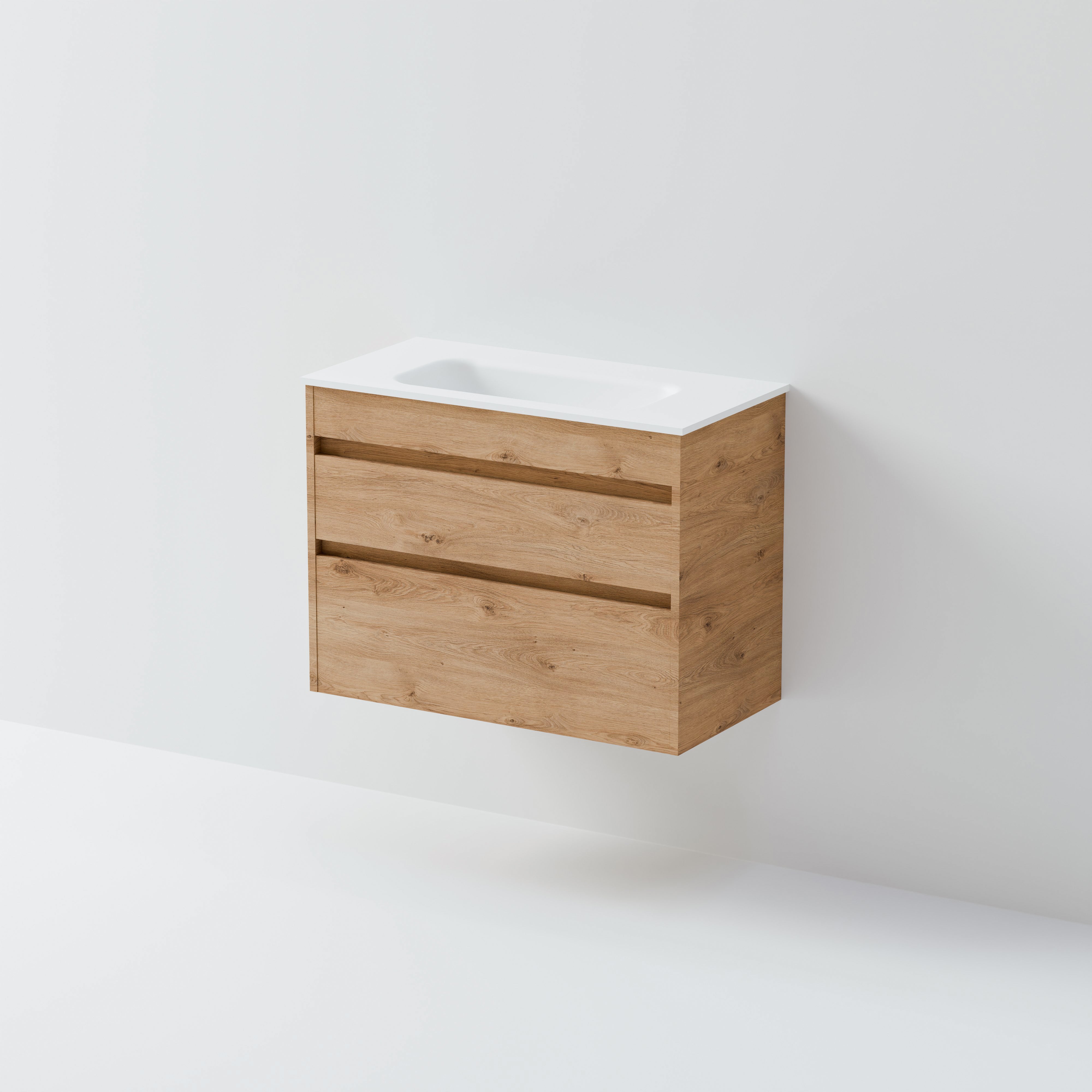 Code Luxe 750 Slim Wall Hung Vanity |  2 Drawer