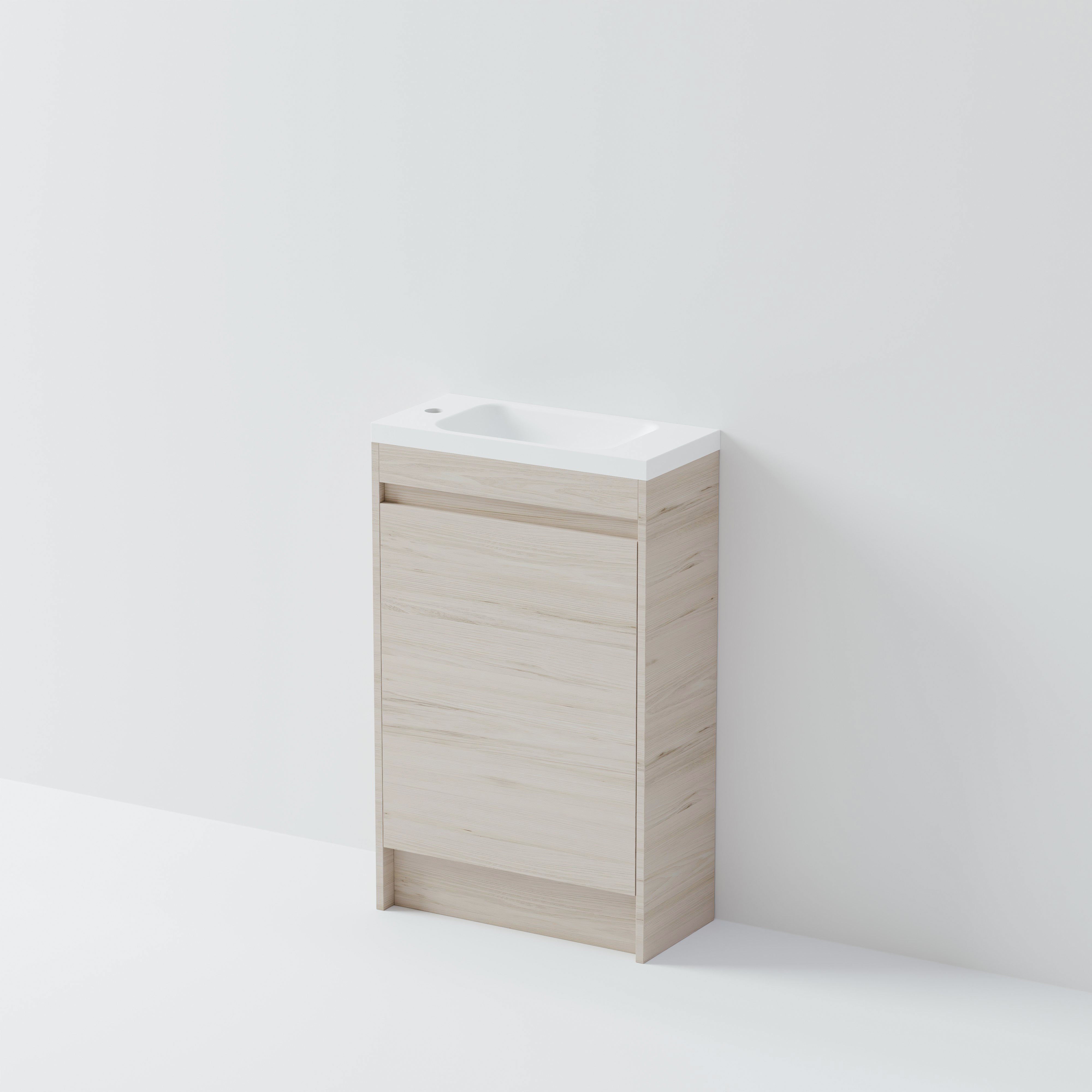 code-interiors-luxe-550mm-floorstanding-wc-vanity-hamptons-elm-timberland-integrated-basin-elite-bathroomware-nz