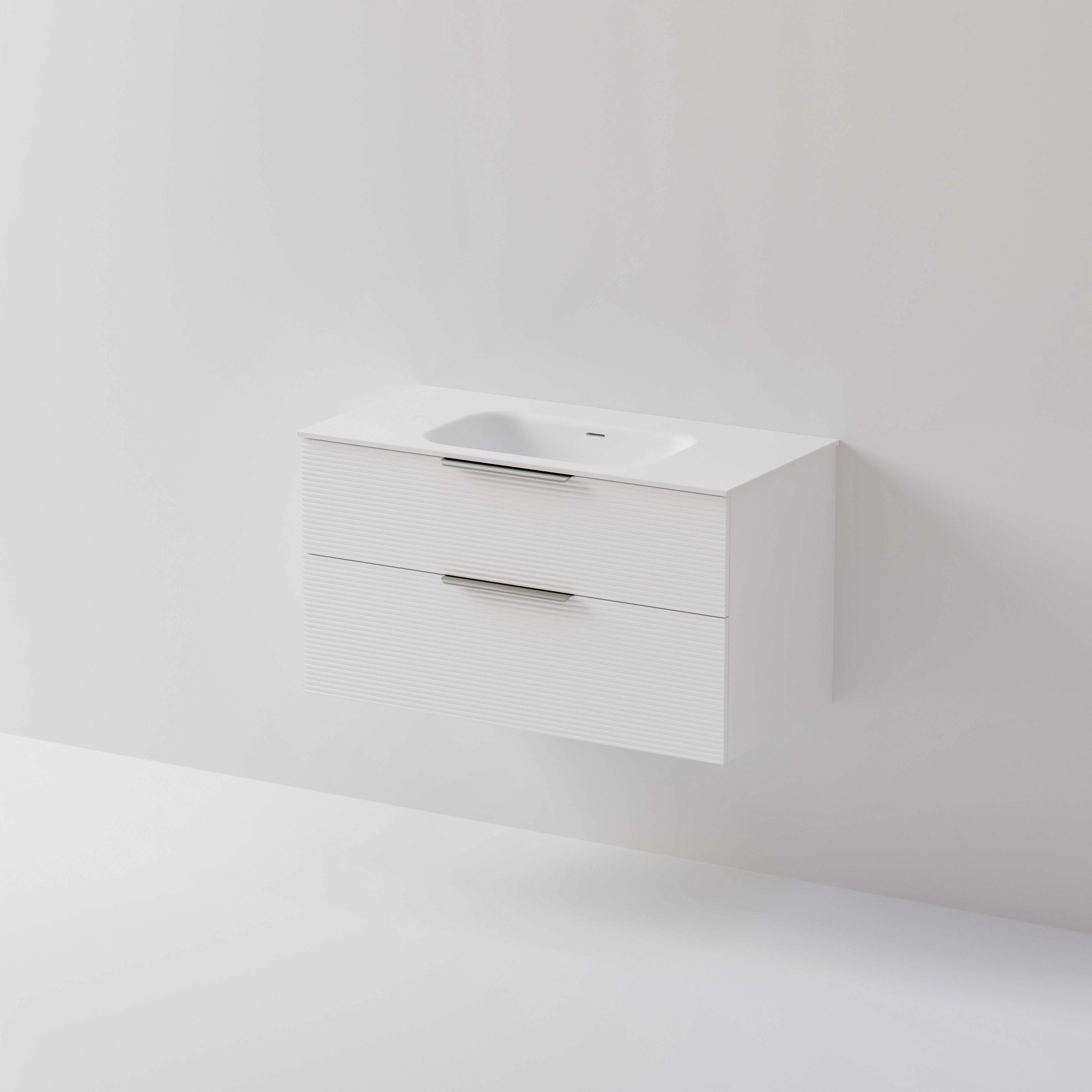Lineare 1000 Vanity | 2 Drawer | Inset Basin