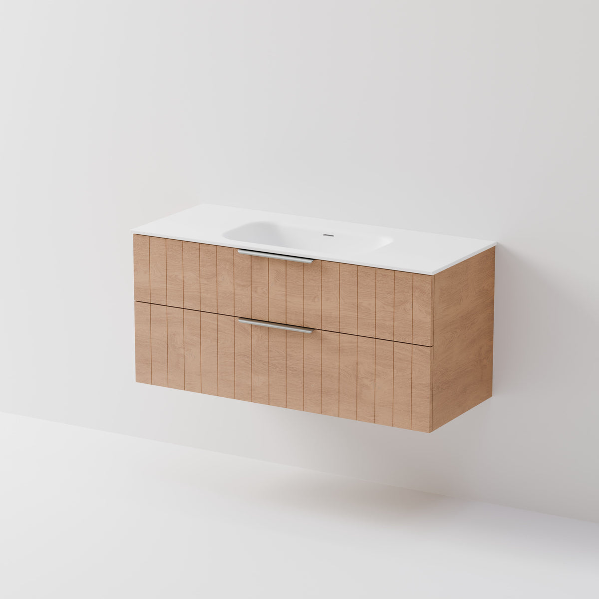 Multi Vanity Inset Lineare 1200 | 2 Drawer Vanity | Inset Basin – Elite Bathroomware
