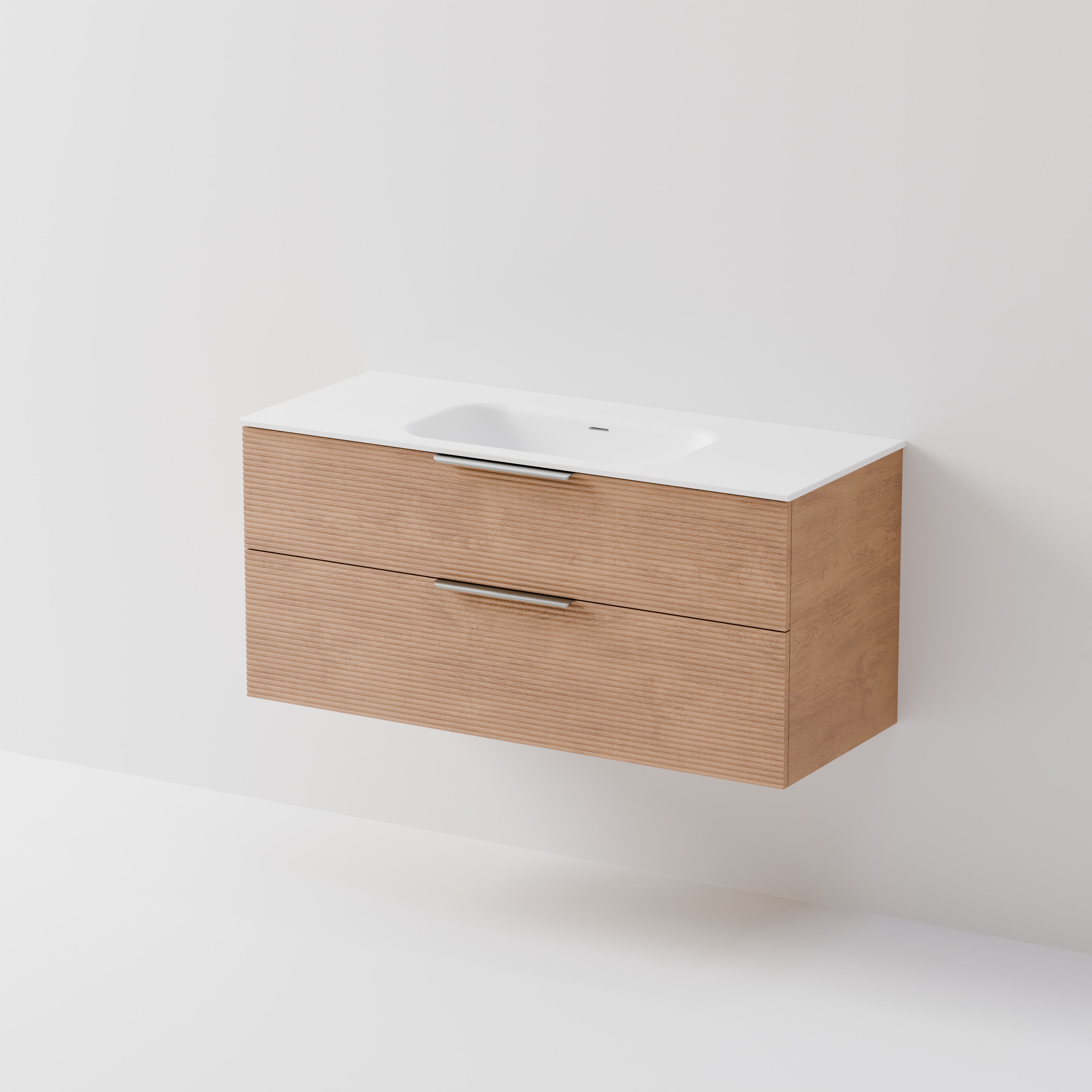 Lineare 1200 | 2 Drawer Vanity | Inset Basin
