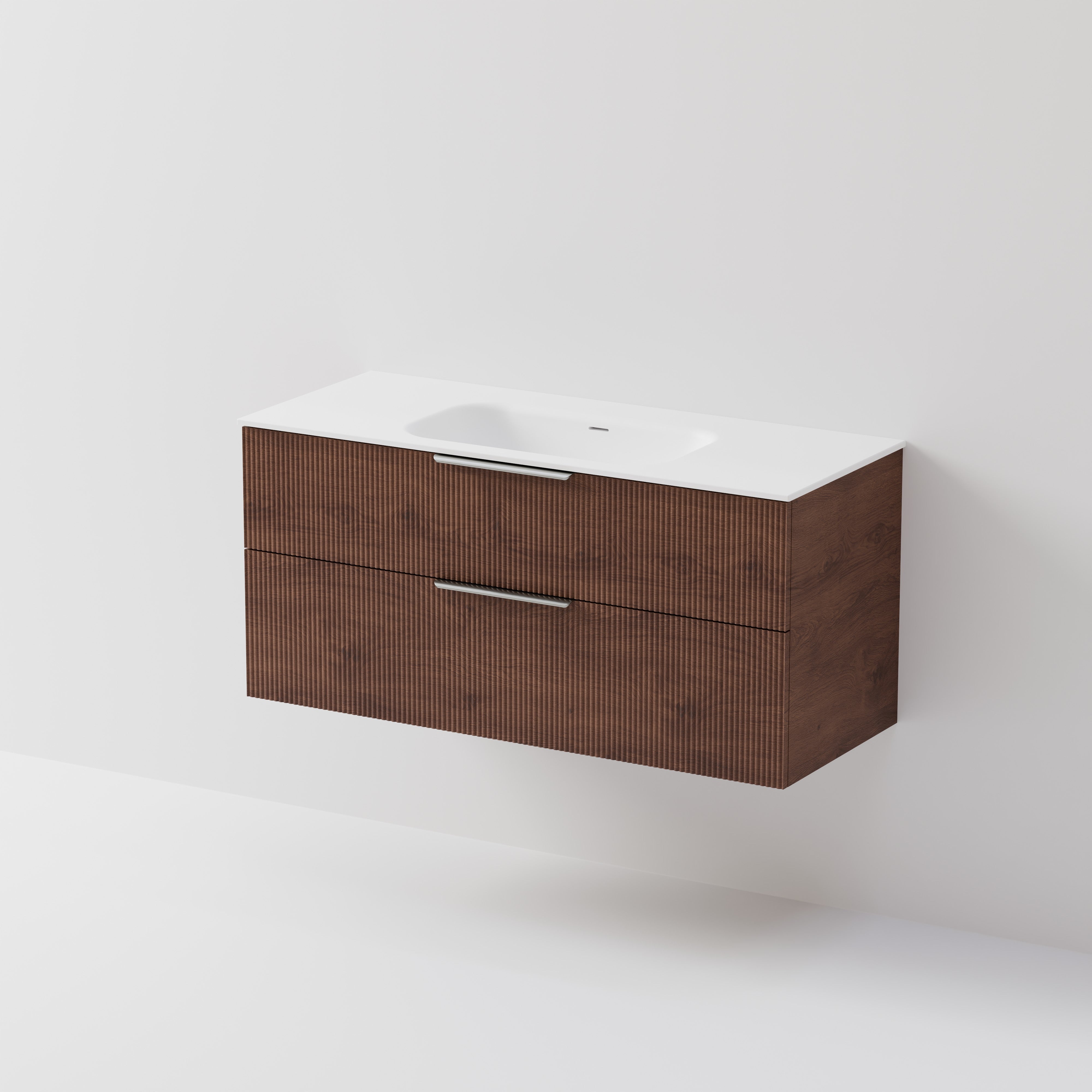 Lineare 1200 | 2 Drawer Vanity | Inset Basin
