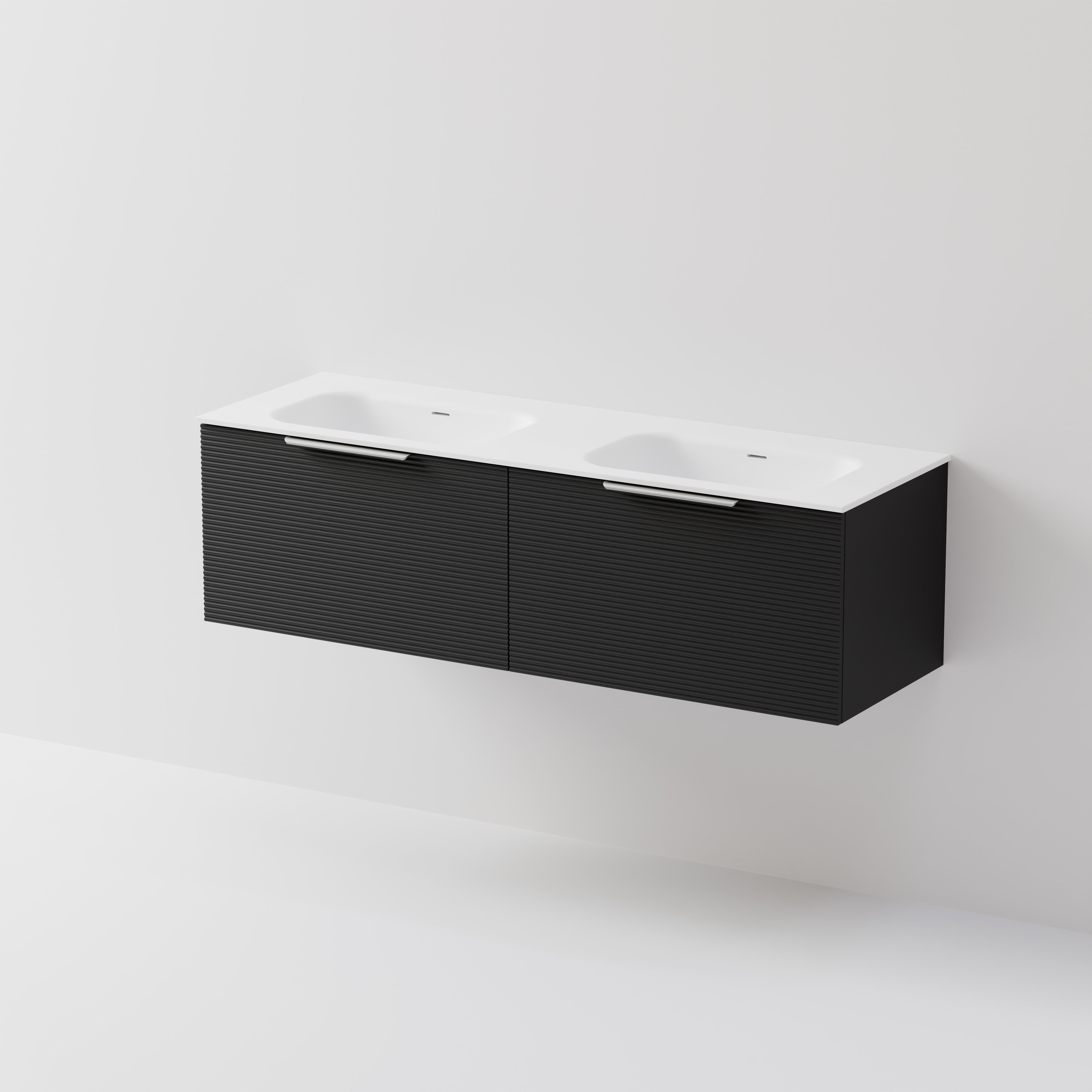 Lineare 1500 Vanity | 2 Drawer | Double Inset Basin