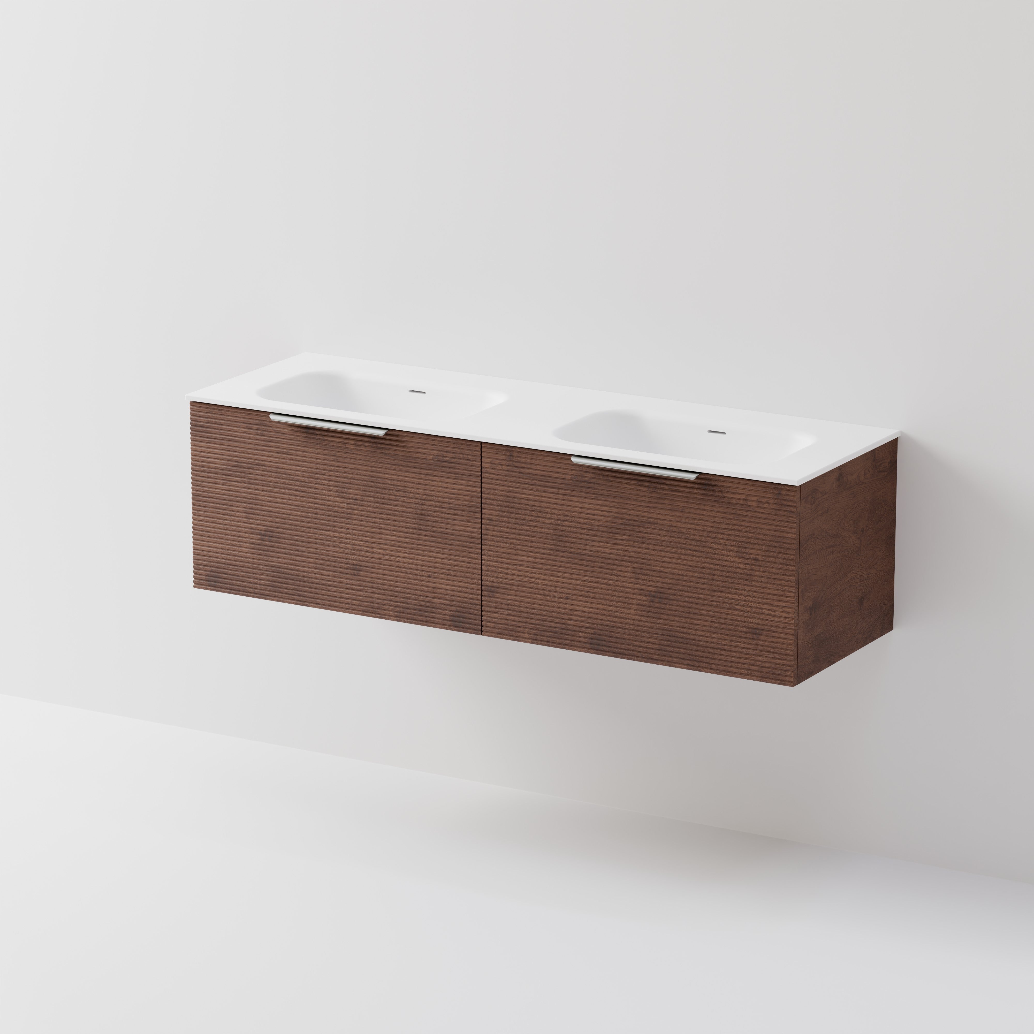 Lineare 1500 Vanity | 2 Drawer | Double Inset Basin
