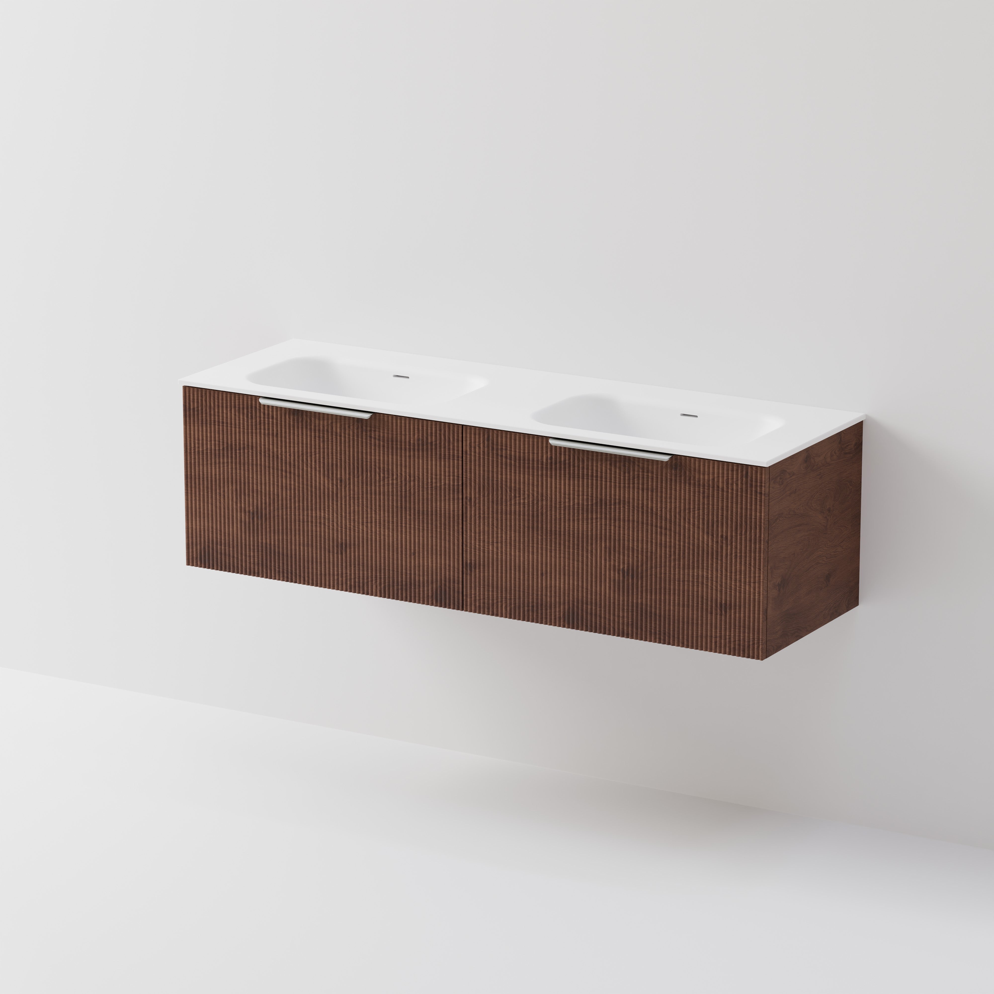 Lineare 1500 Vanity | 2 Drawer | Double Inset Basin