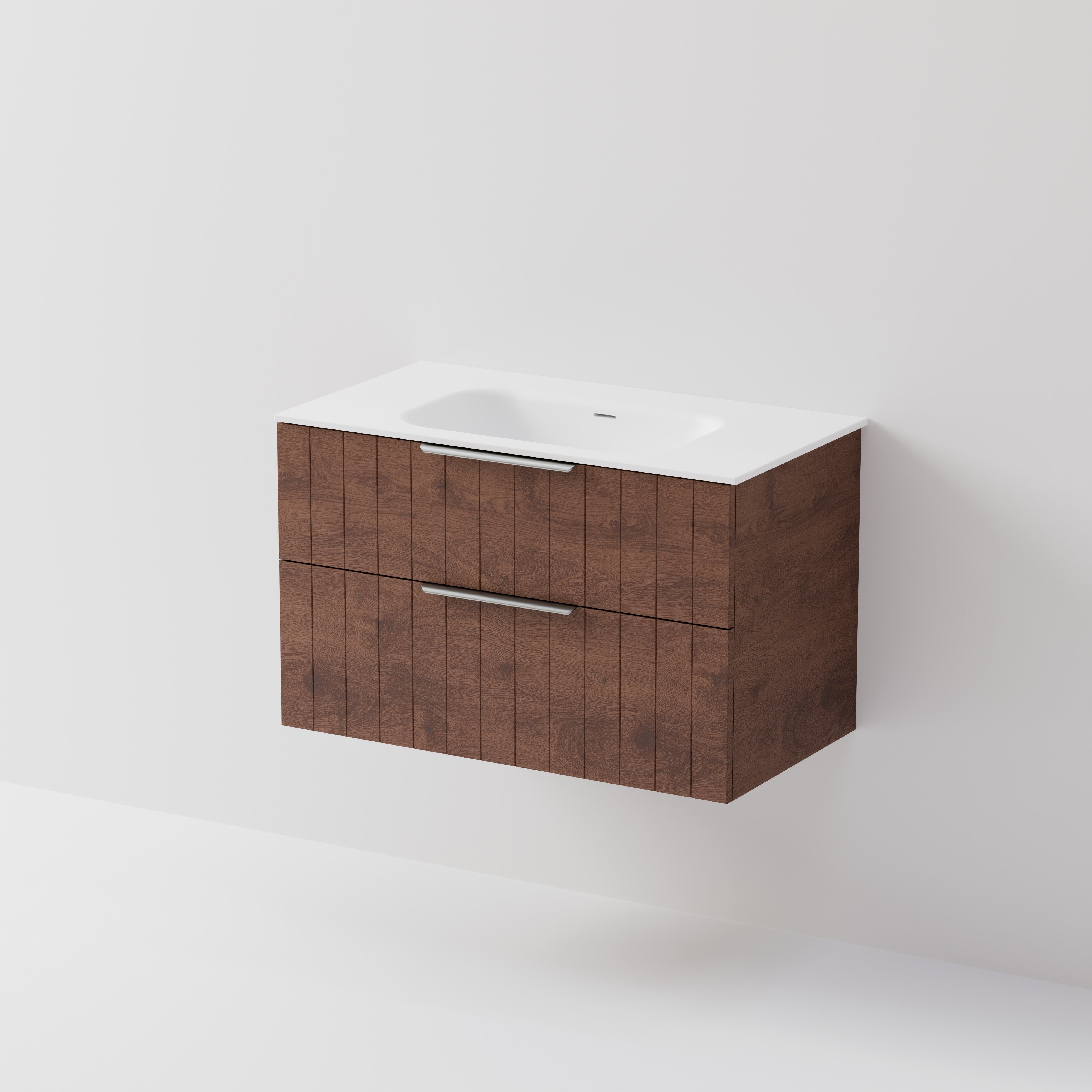 Lineare 900 Vanity | 2 Drawer | Inset Basin