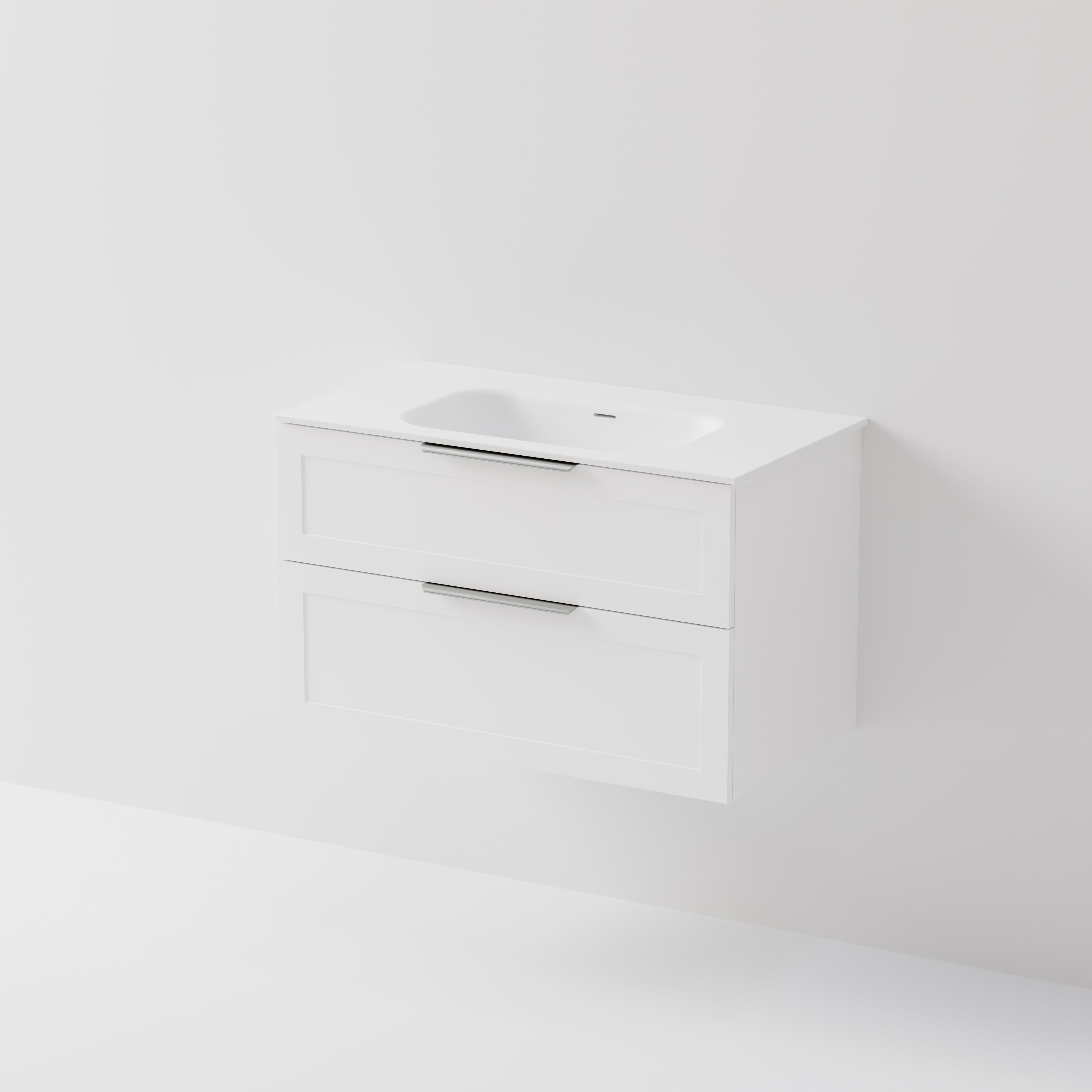 Lineare 900 Vanity | 2 Drawer | Inset Basin