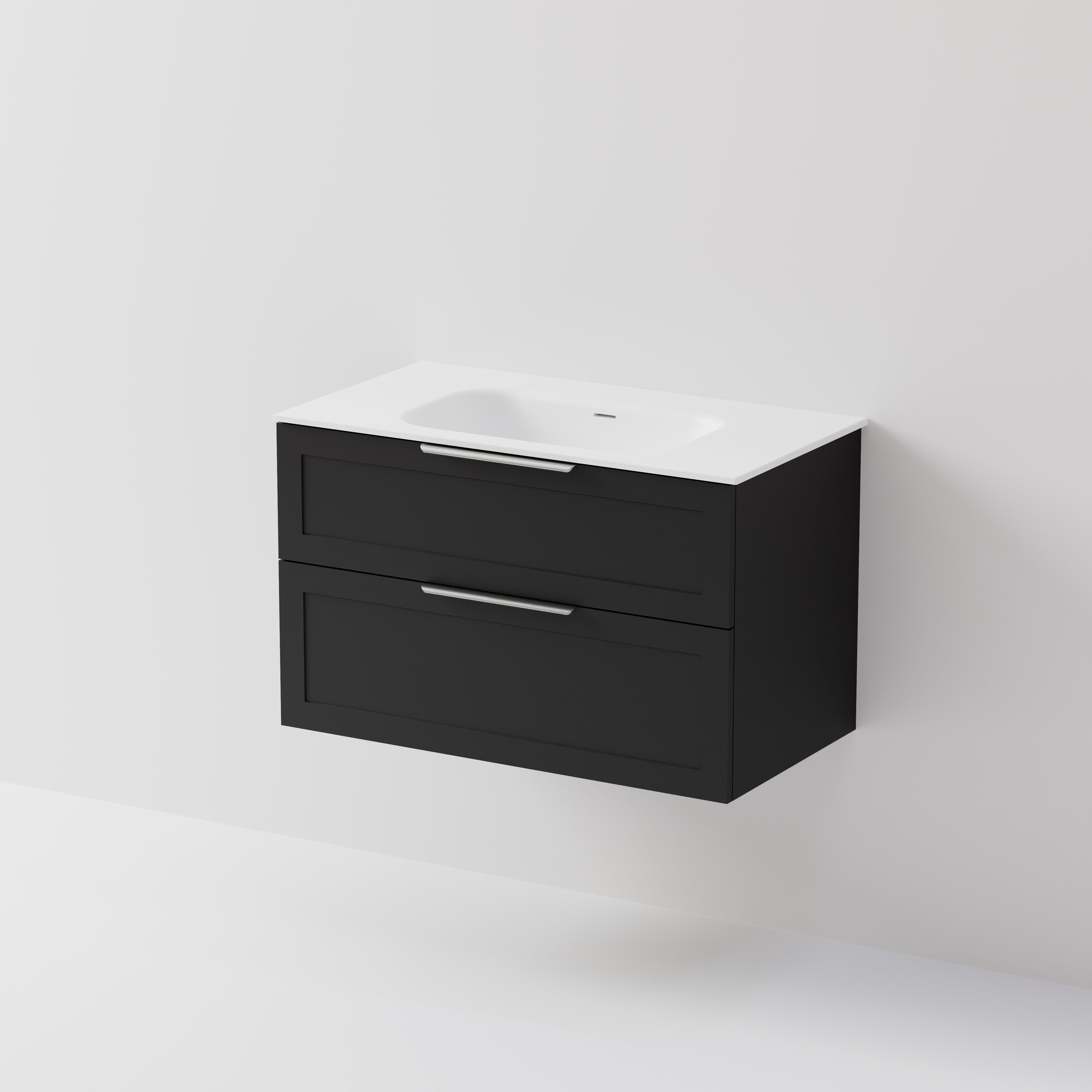 Lineare 900 Vanity | 2 Drawer | Inset Basin