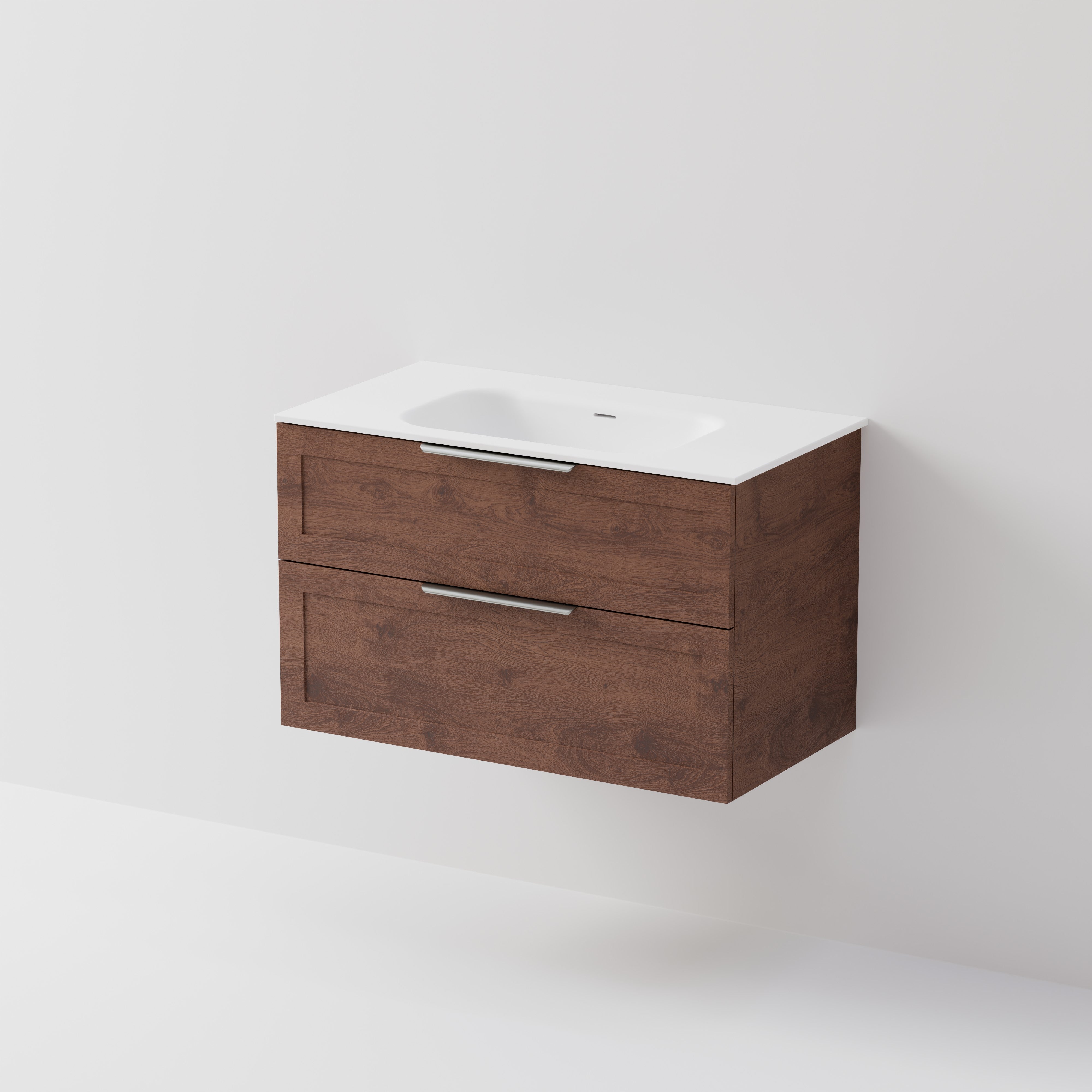 Lineare 900 Vanity | 2 Drawer | Inset Basin