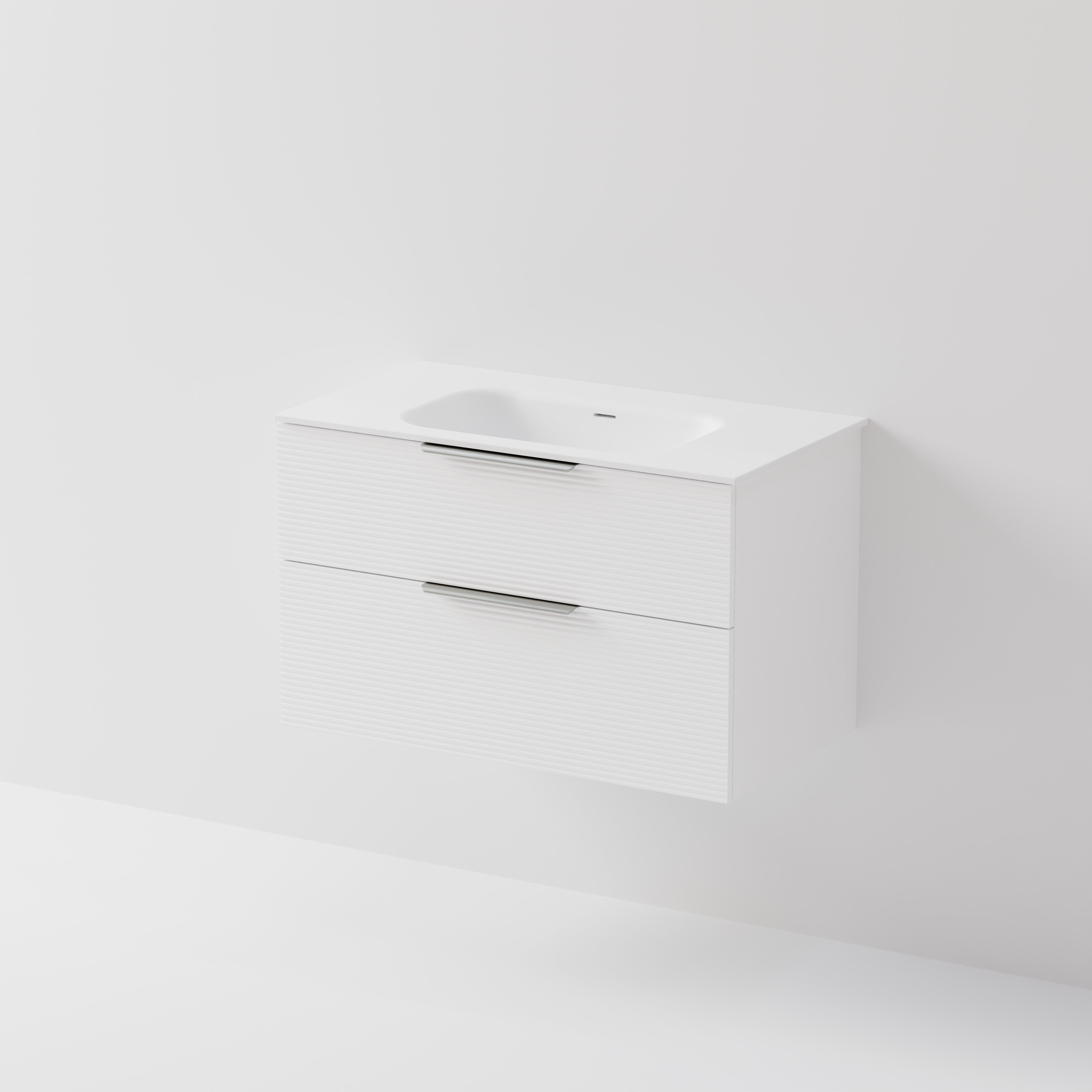 Lineare 900 Vanity | 2 Drawer | Inset Basin