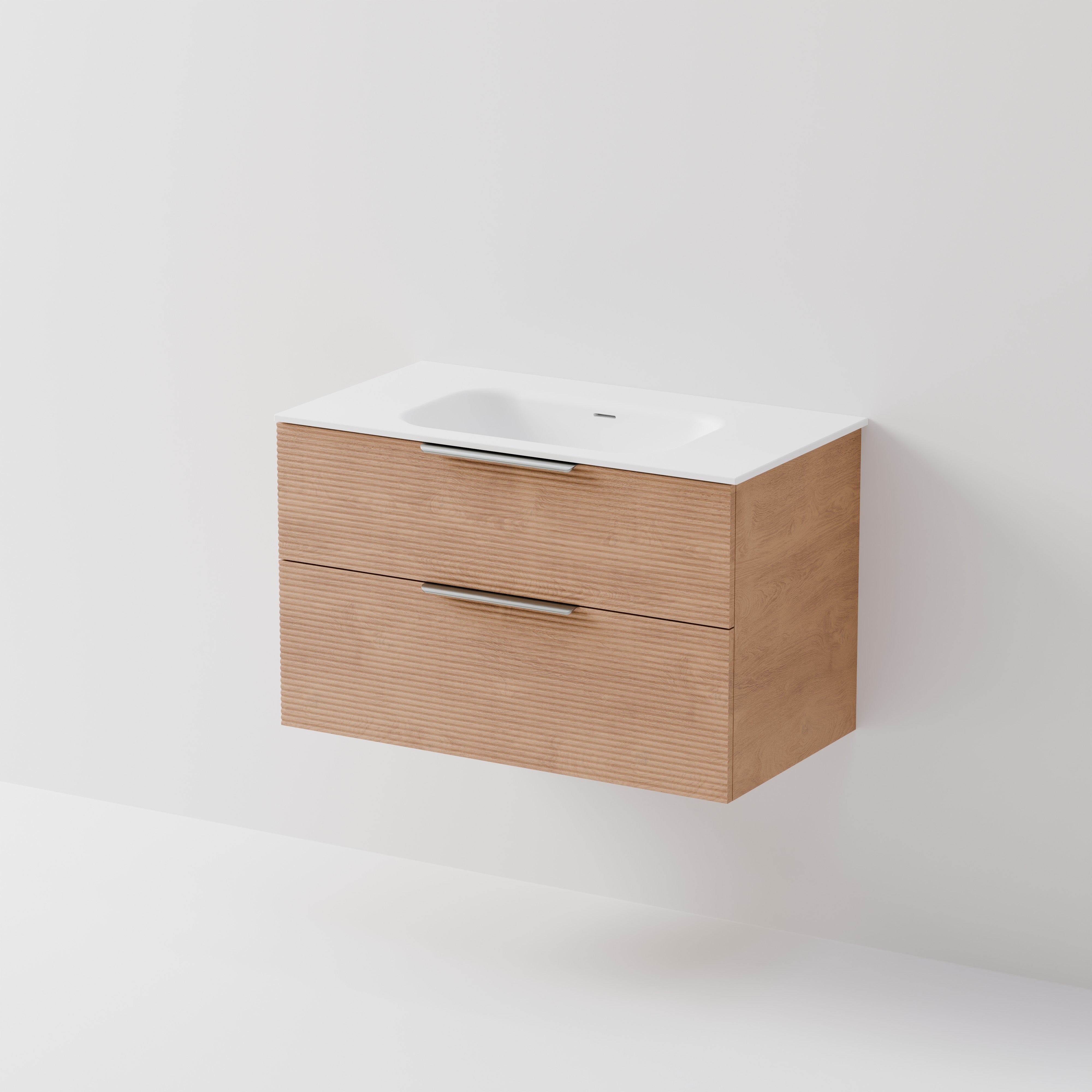 Lineare 900 Vanity | 2 Drawer | Inset Basin