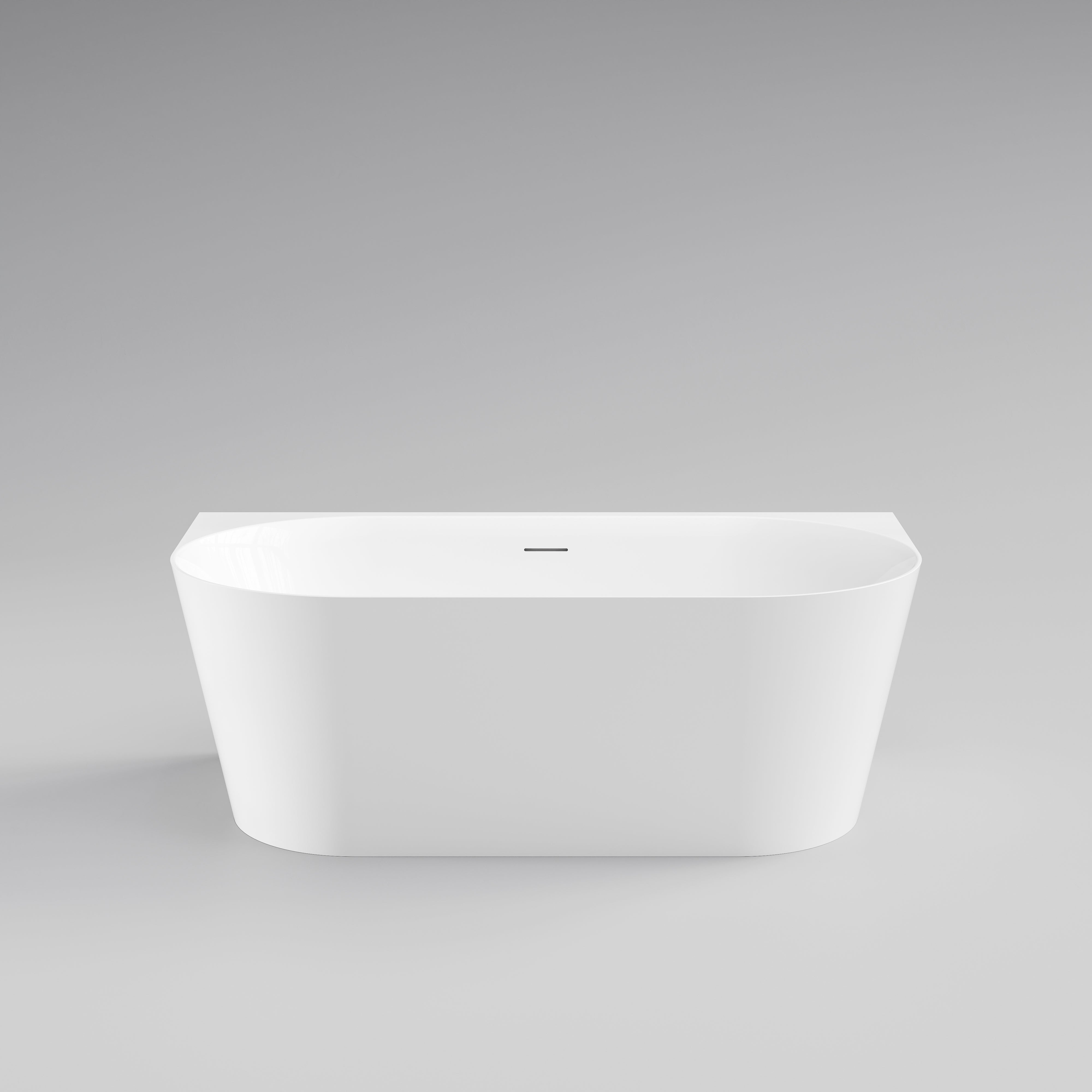 code-endura-lineare-1600-back-to-wall-acrylic-bath-gloss-white-front