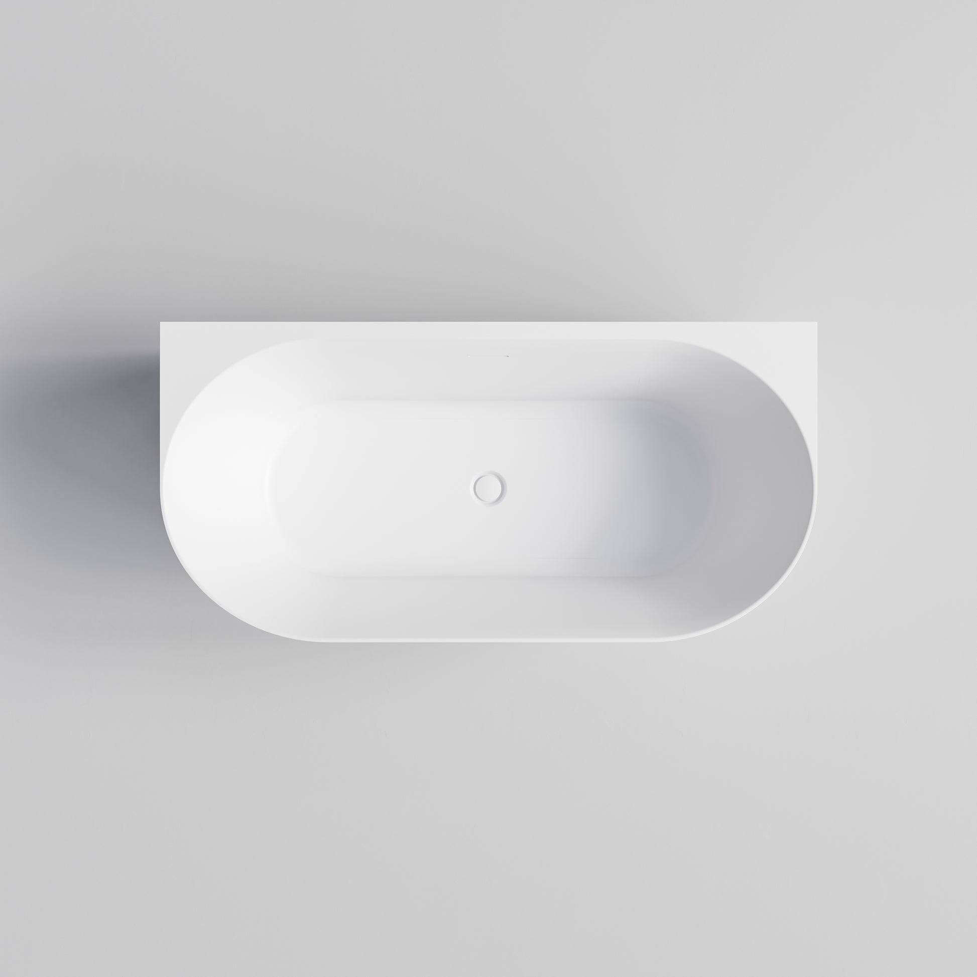 code-endura-lineare-1600-back-to-wall-acrylic-bath-matte-white-top-with-matching-waste