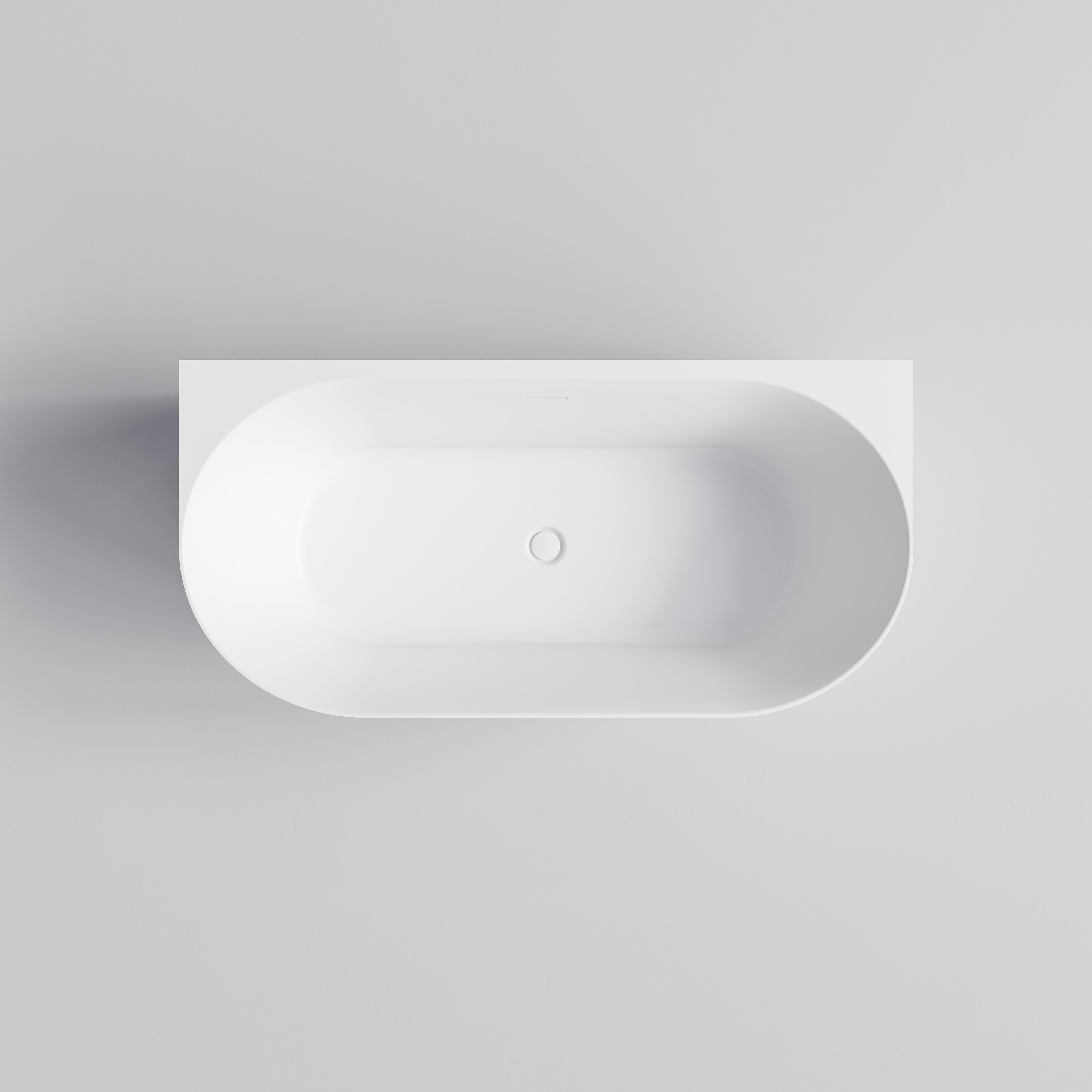 code-endura-lineare-1600-back-to-wall-acrylic-bath-matte-white-top-with-matching-waste