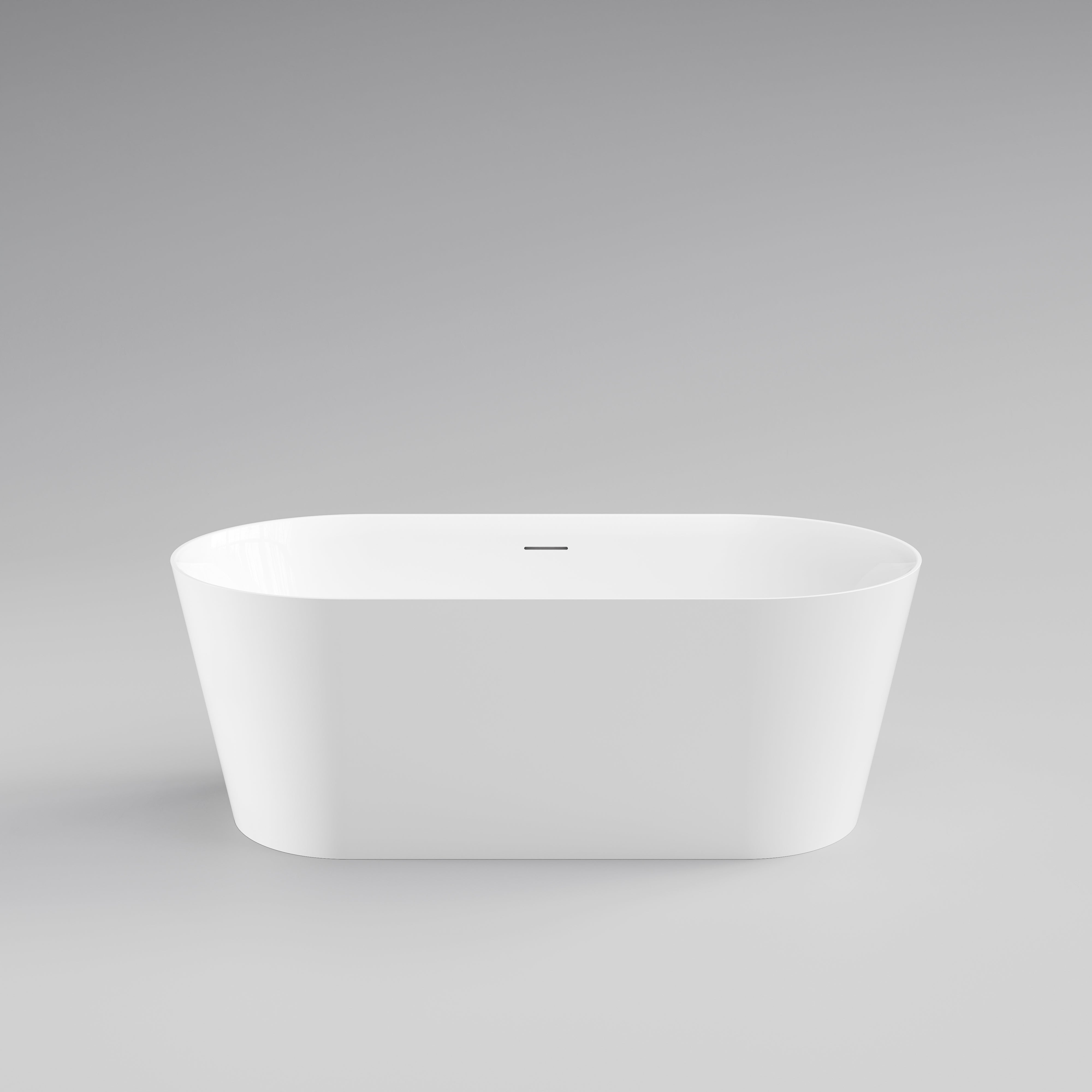 code-endura-lineare-freestanding-bath-1600-acrylic-matte-gloss-front-view