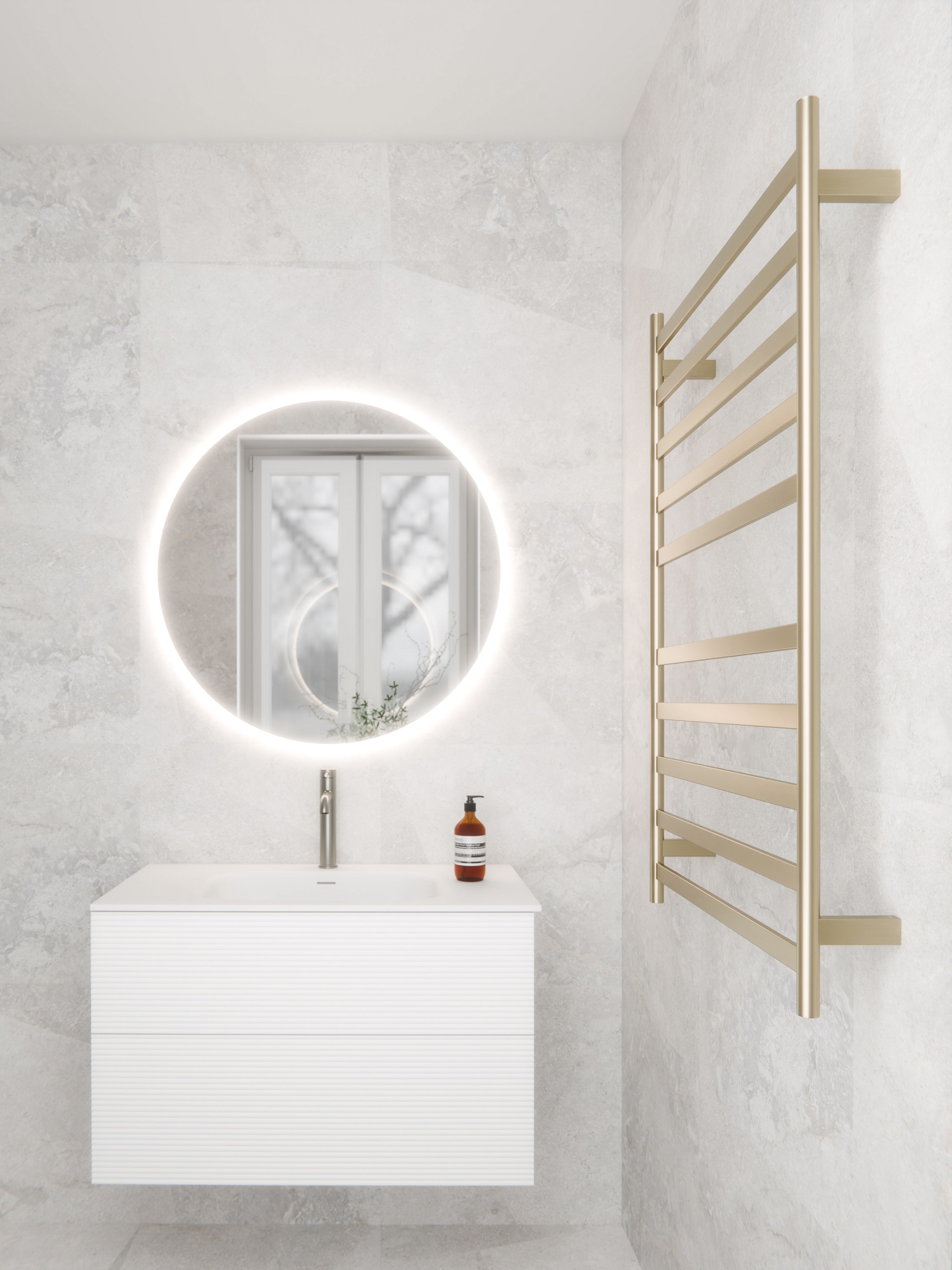 Code Lineare Heated Towel Ladder 1050 x 650mm