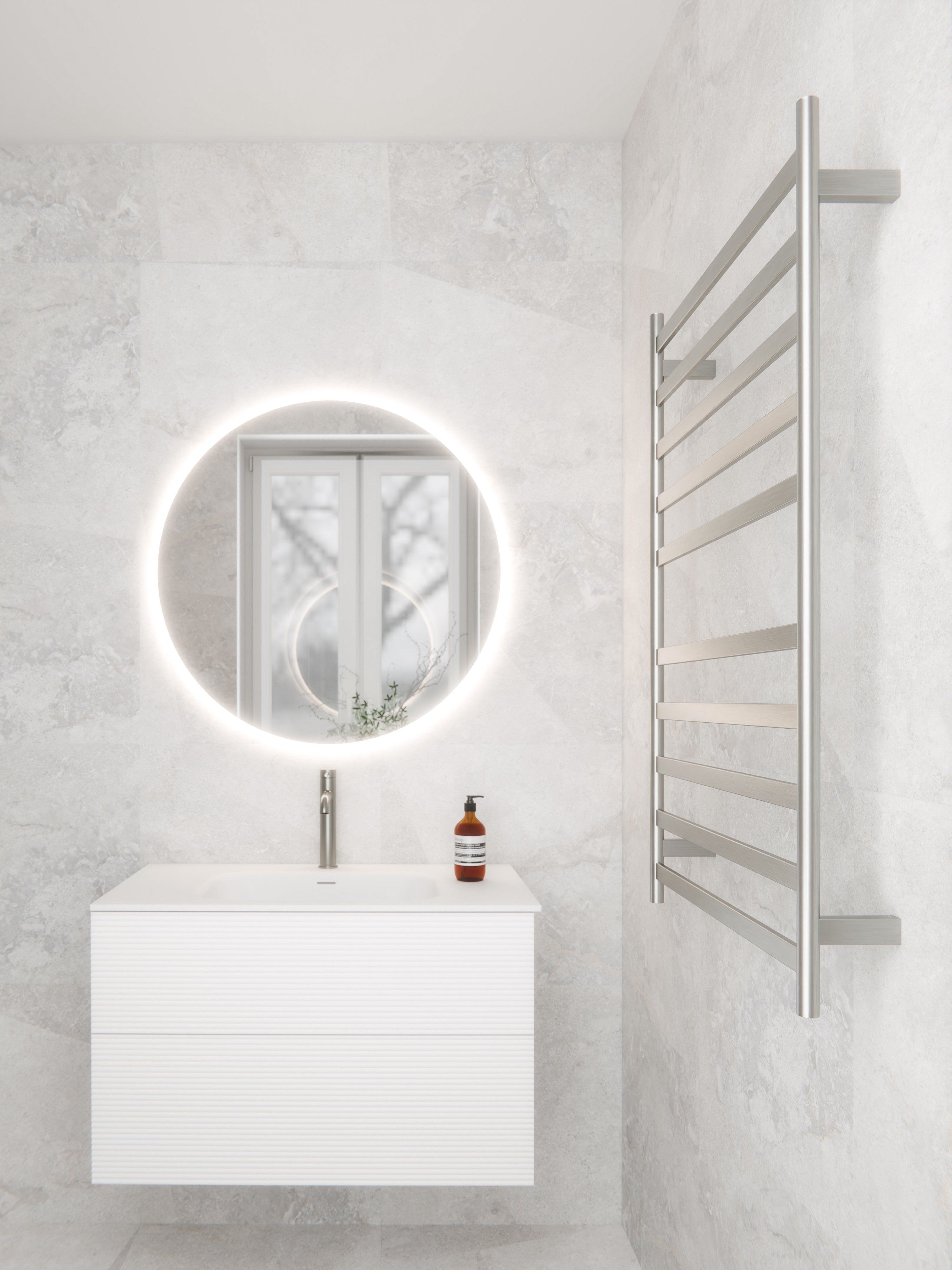 Code Lineare Heated Towel Ladder 1050 x 650mm