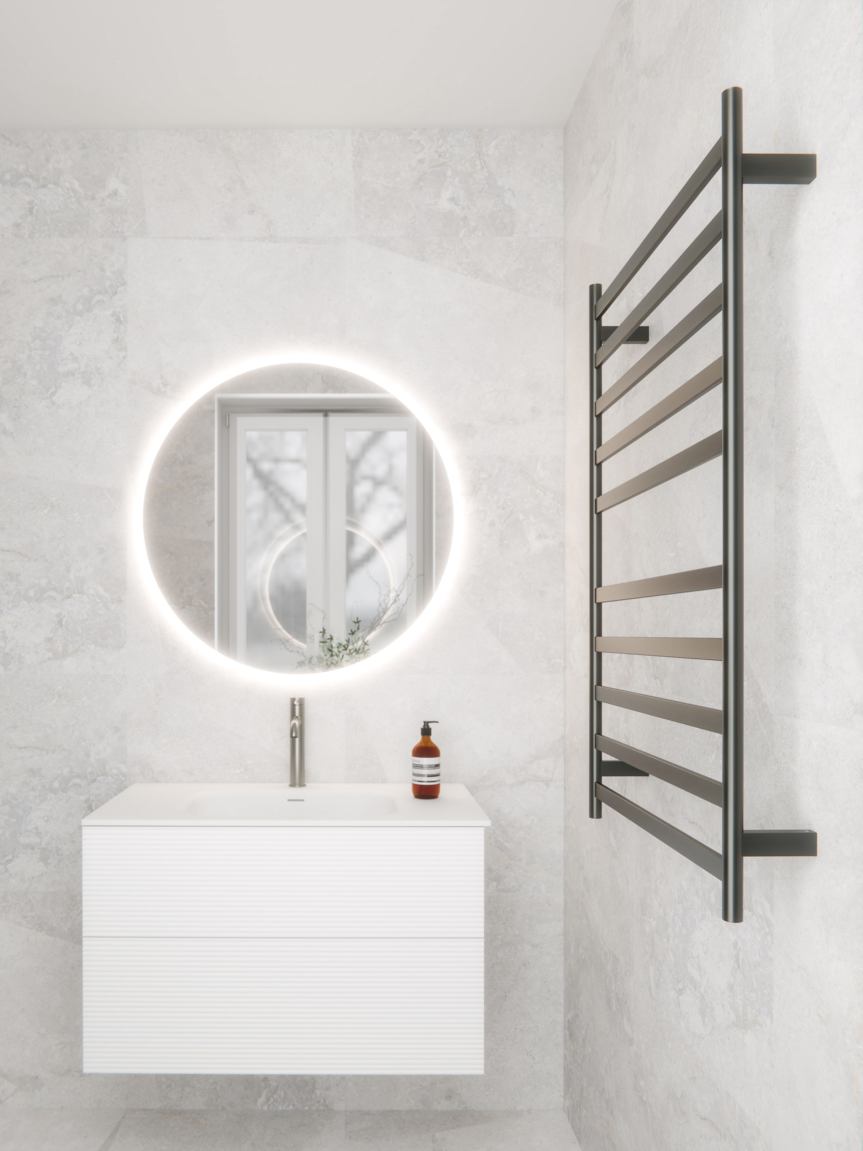 Code Lineare Heated Towel Ladder 1050 x 650mm