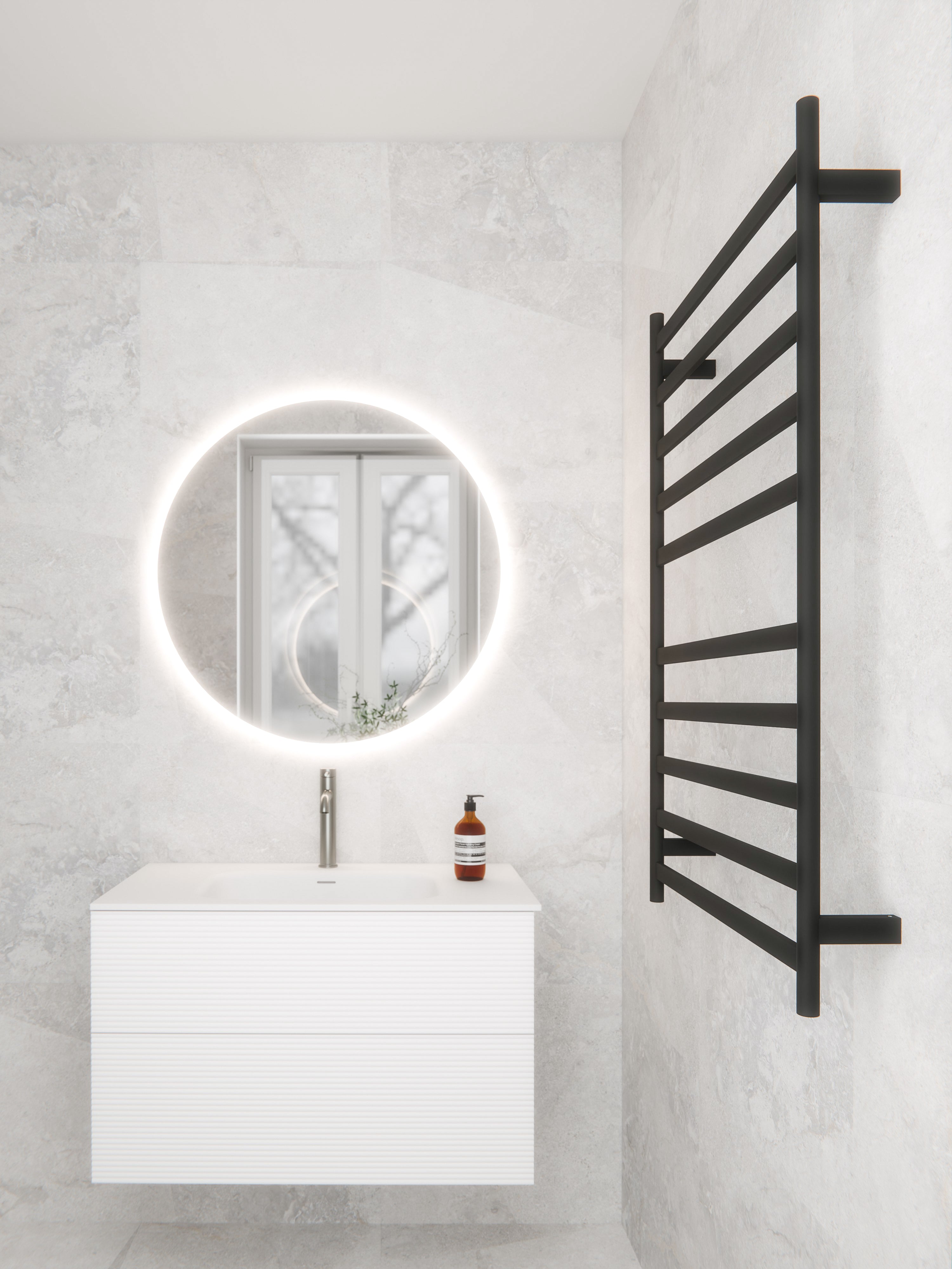 Code Lineare Heated Towel Ladder 1050 x 650mm