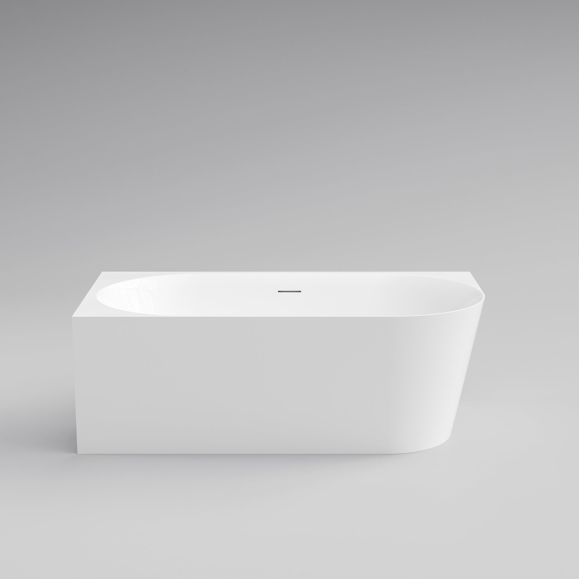 code-endura-left-hand-corner-bath-1600-acrylic-gloss-white-left-front-view